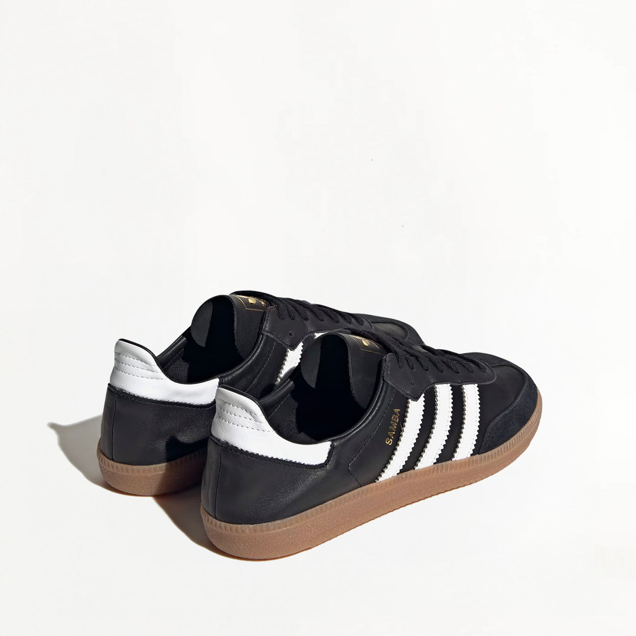 Sneakers Adidas Samba Decon en Cuir Noir et Blanc