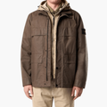 Field jacket en coton ciré