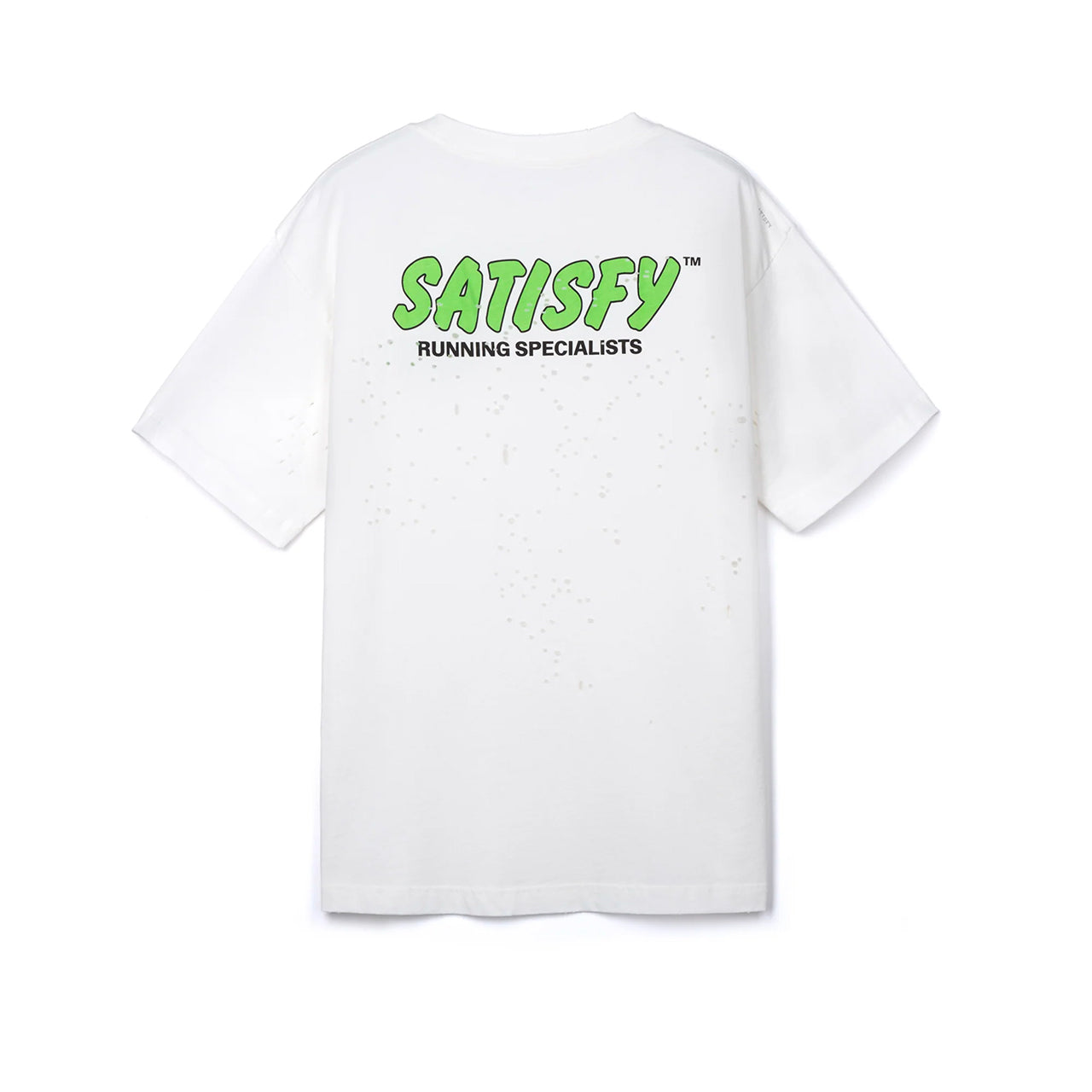 Satisfy MothTech Running Specialists T-shirt Off-White