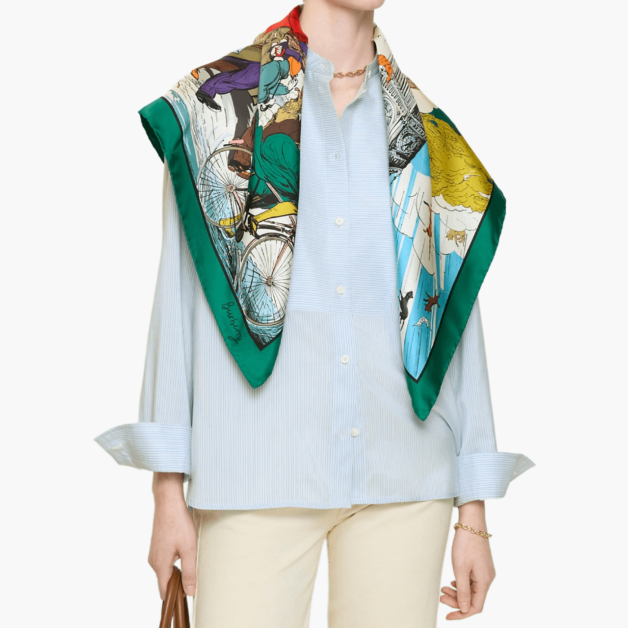 Foulard soie “Raining Cats & Dogs”