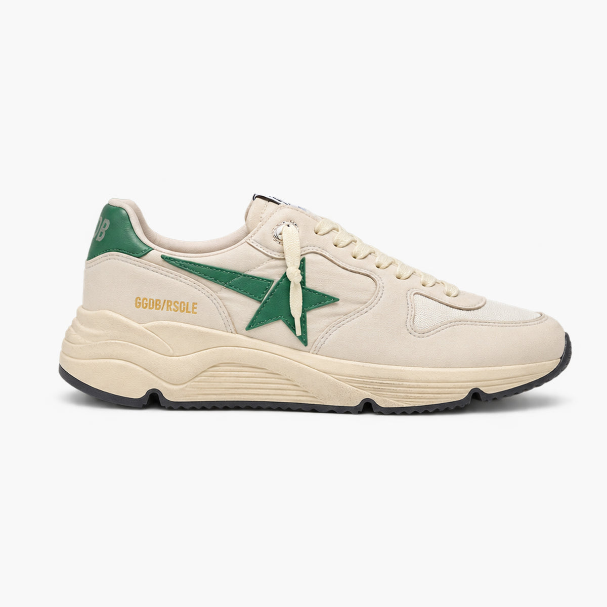 sneakers Running Sole Crème et Vert