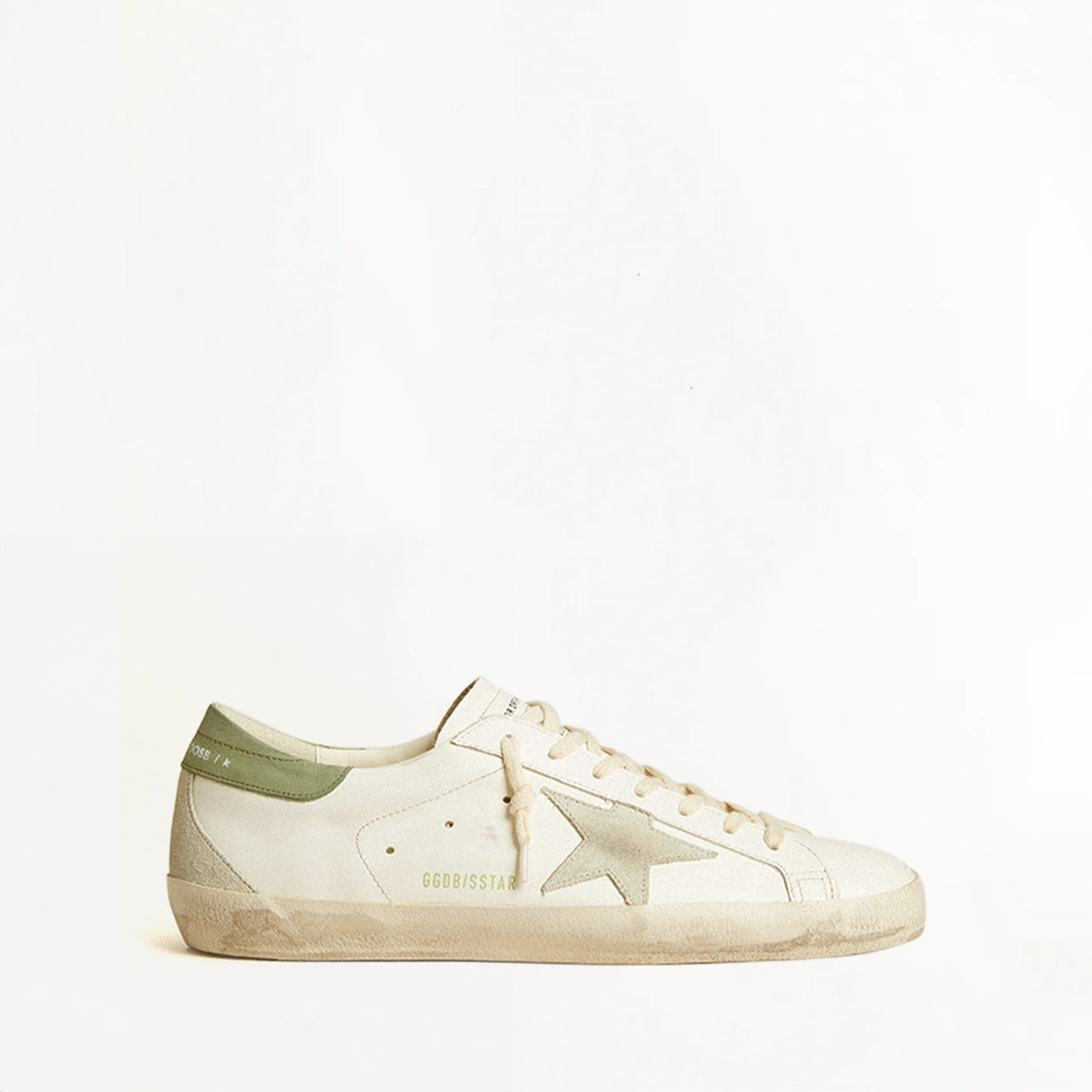 Sneakers Golden Goose Super Star Blanche et Verte