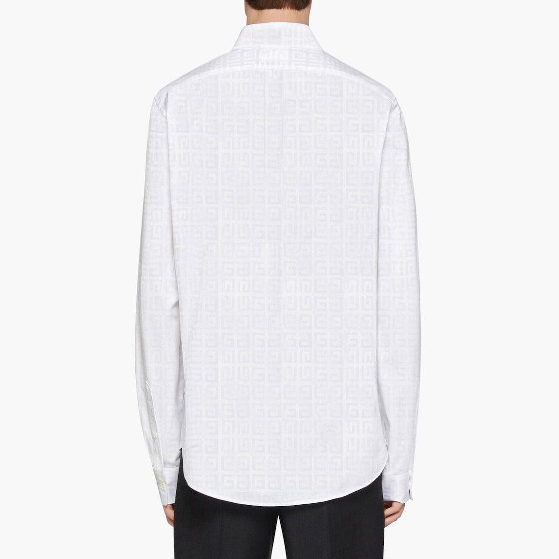 Givenchy White 4G Cotton Shirt