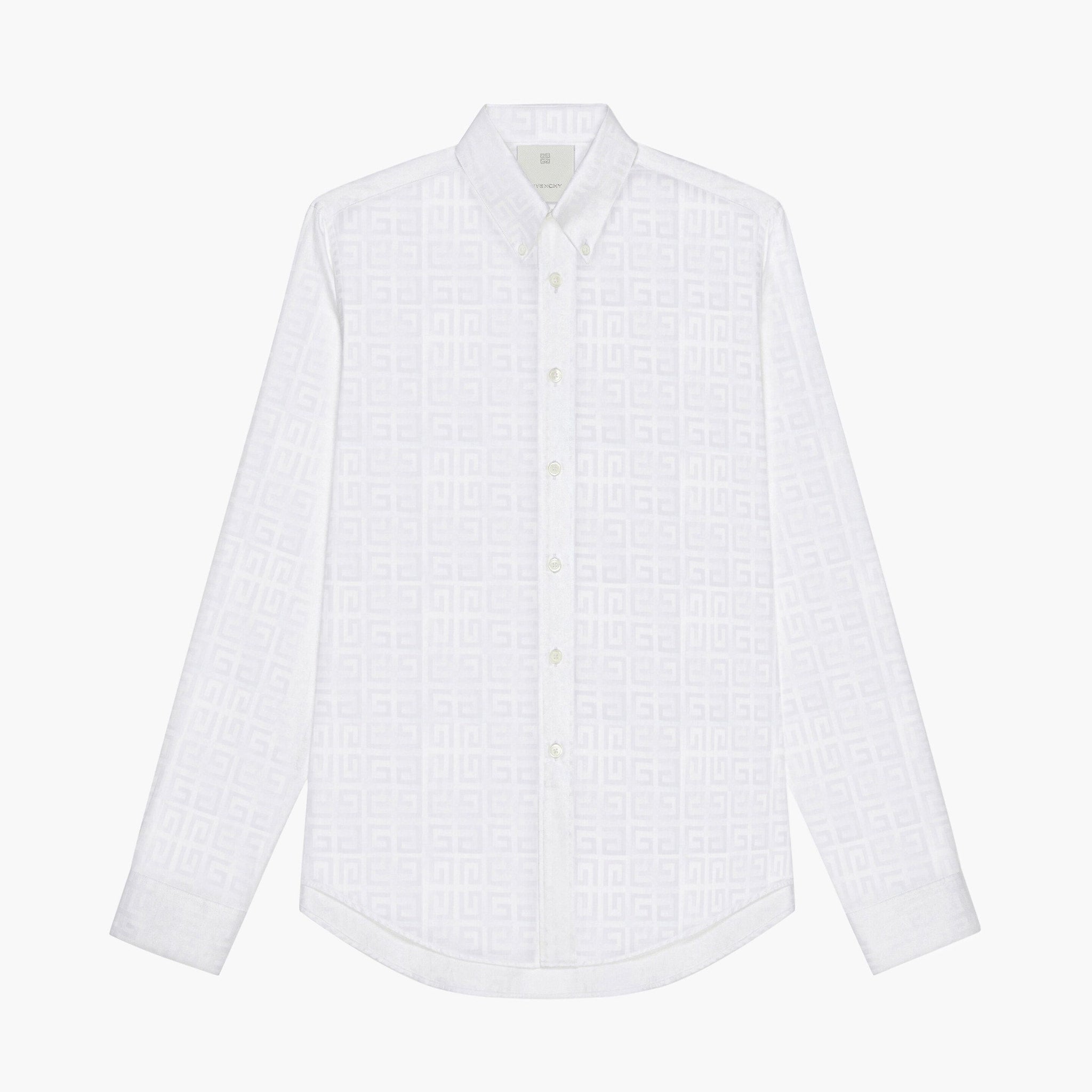 Chemise Givenchy en Coton 4G Blanc