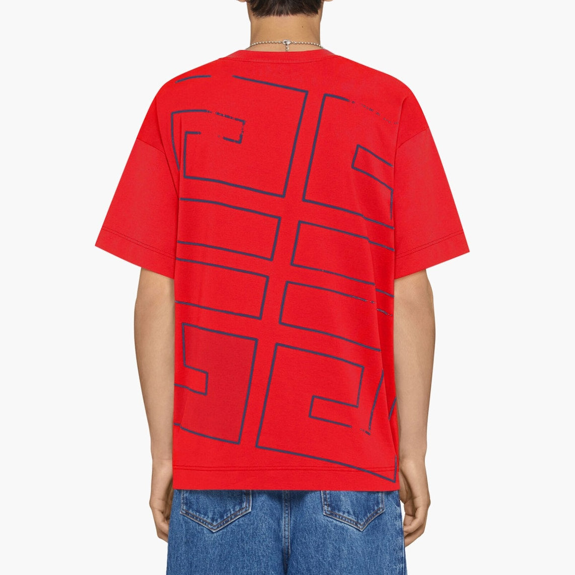 T-shirt Givenchy en Coton 4G Rouge