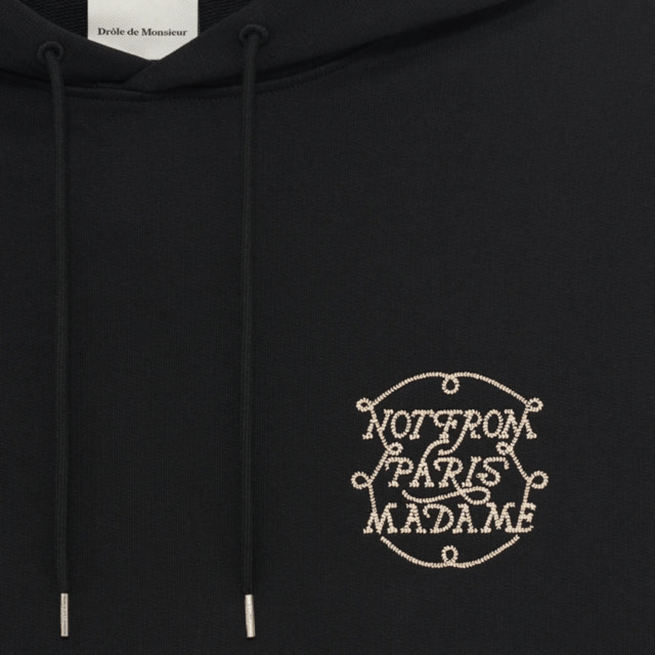 Hoodie Drôle de Monsieur Tresses Noir