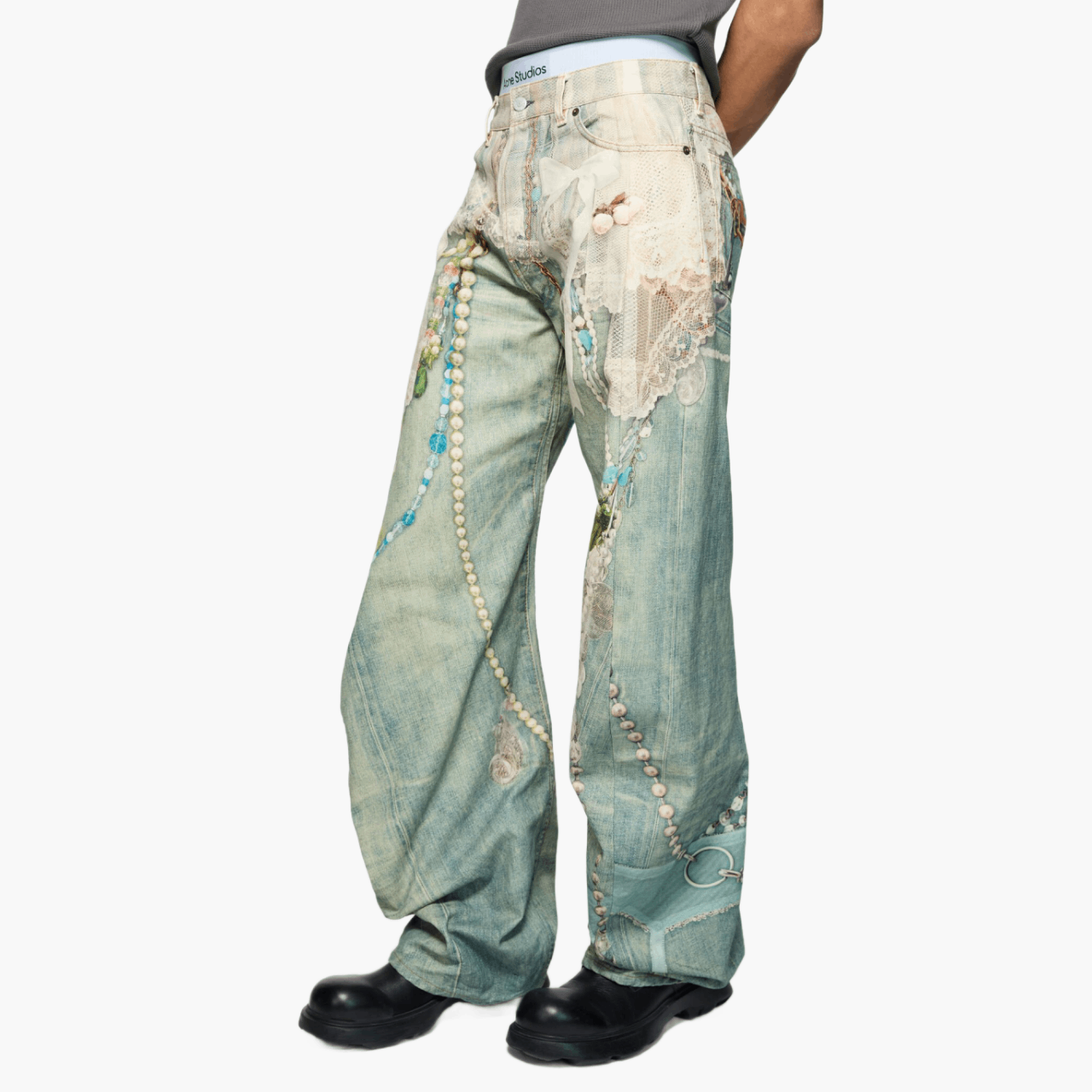 Jean Acne Studios 2006 White/Green