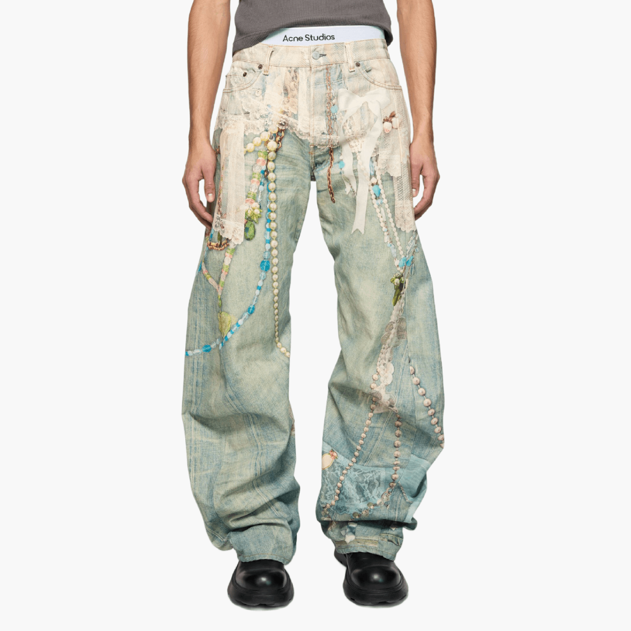 Jean Acne Studios 2006 White/Green