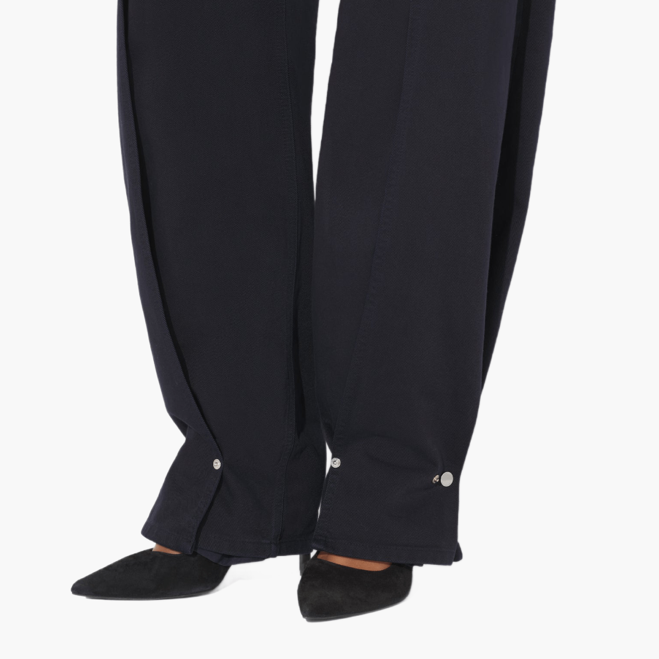 Jean Paul Gaultier Snap-Button Denim Bleu