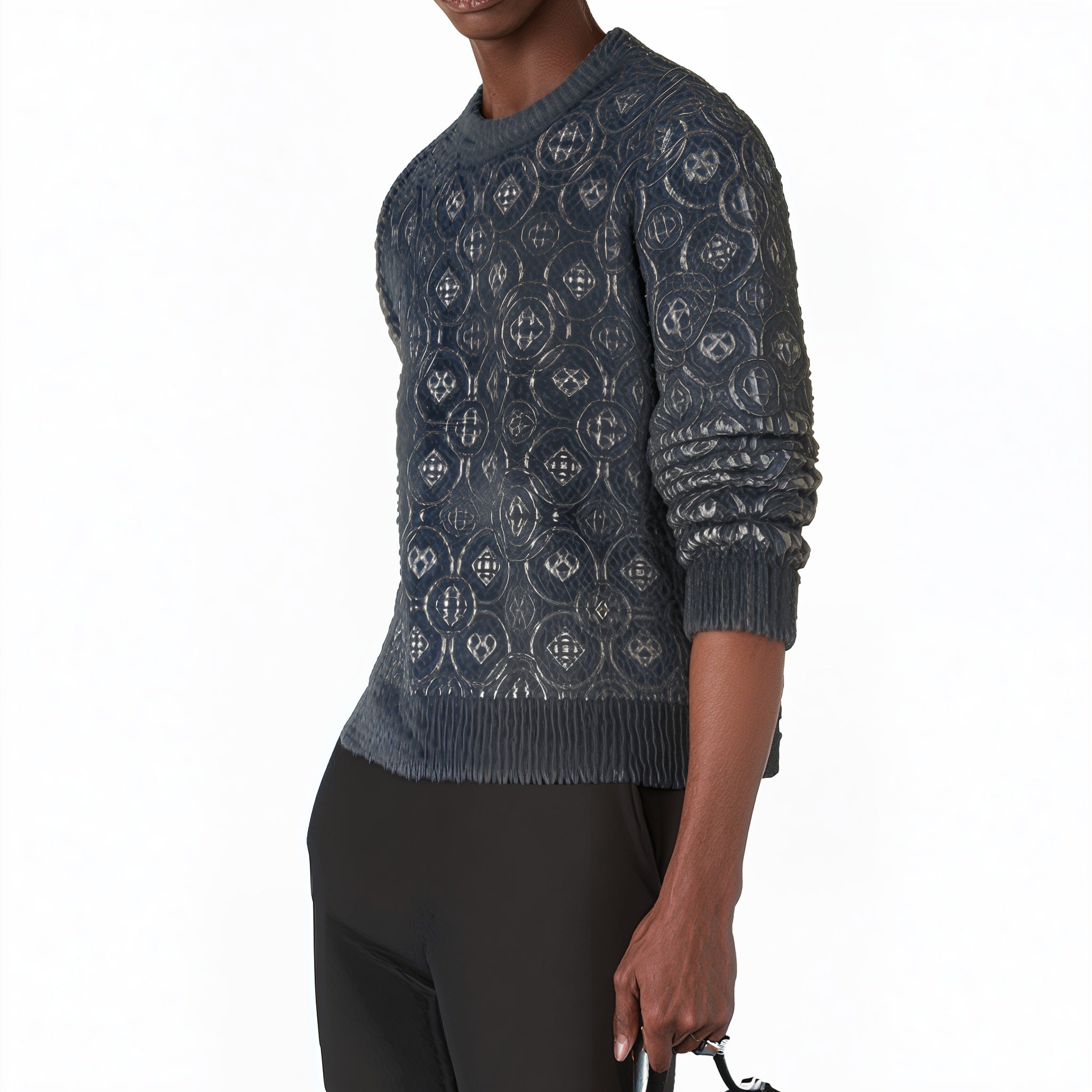 Jumper Casablanca Fluffy Monogram