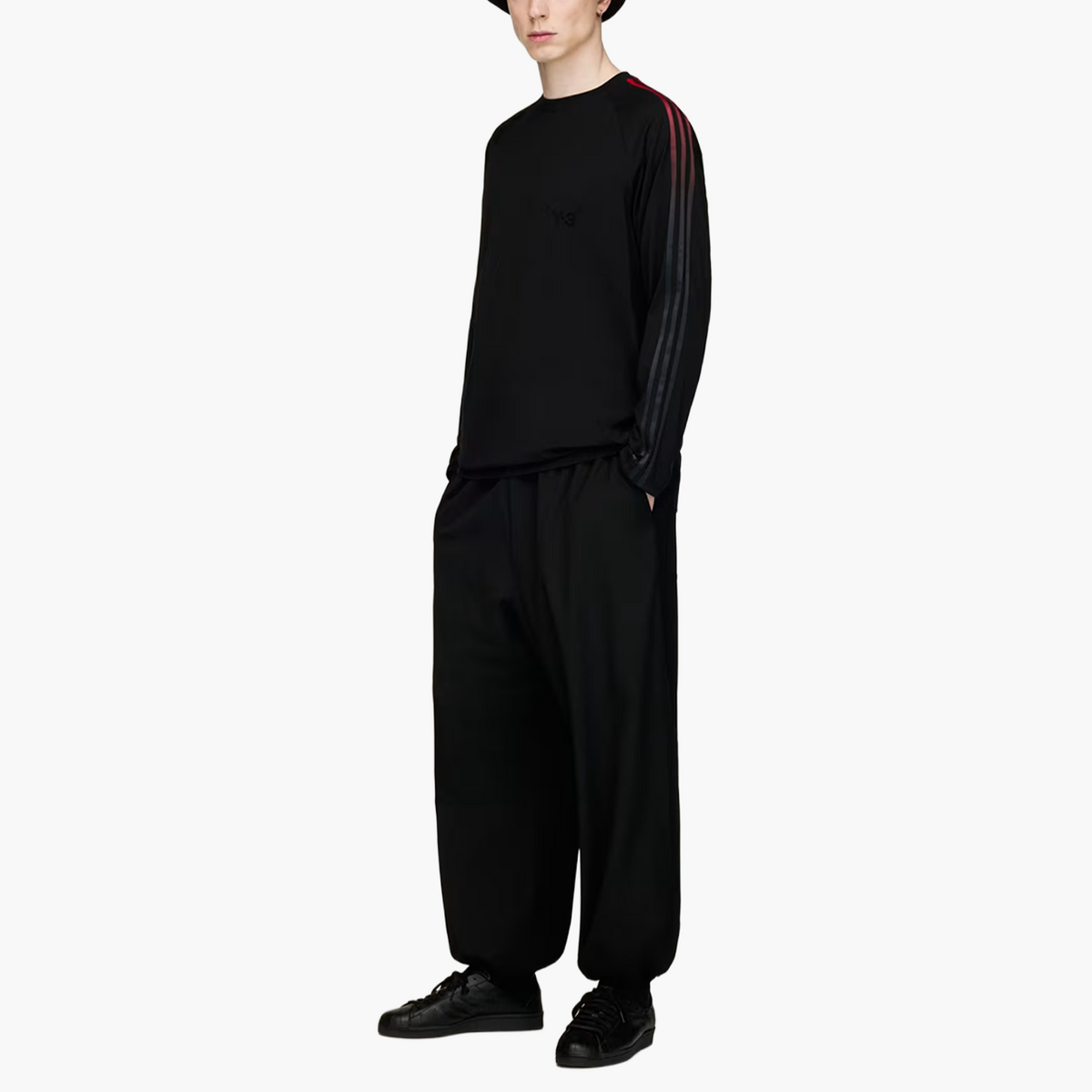 T-shirt à manches longues « Oversized Gradient Stripes »