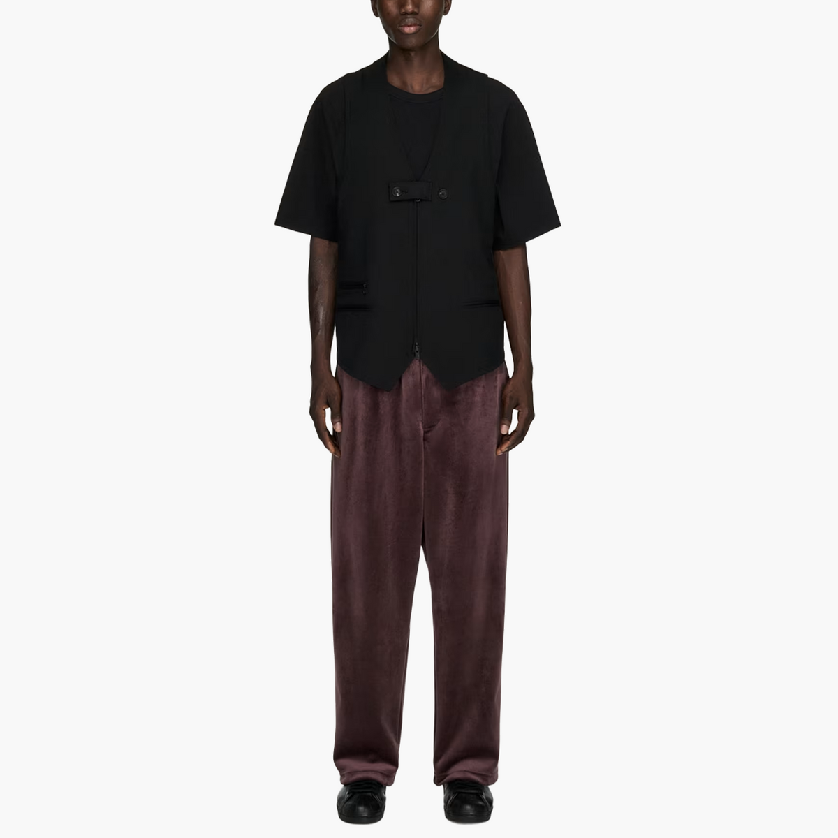 Pantalon Velours Night Red