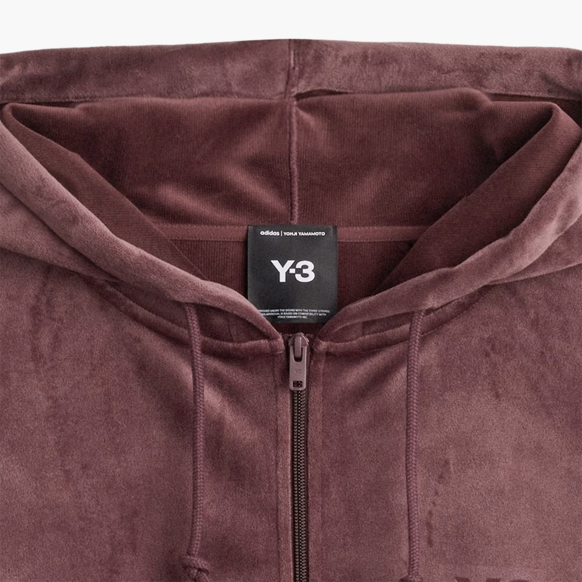 Sweat zippé « Velvet Zip » Night Red