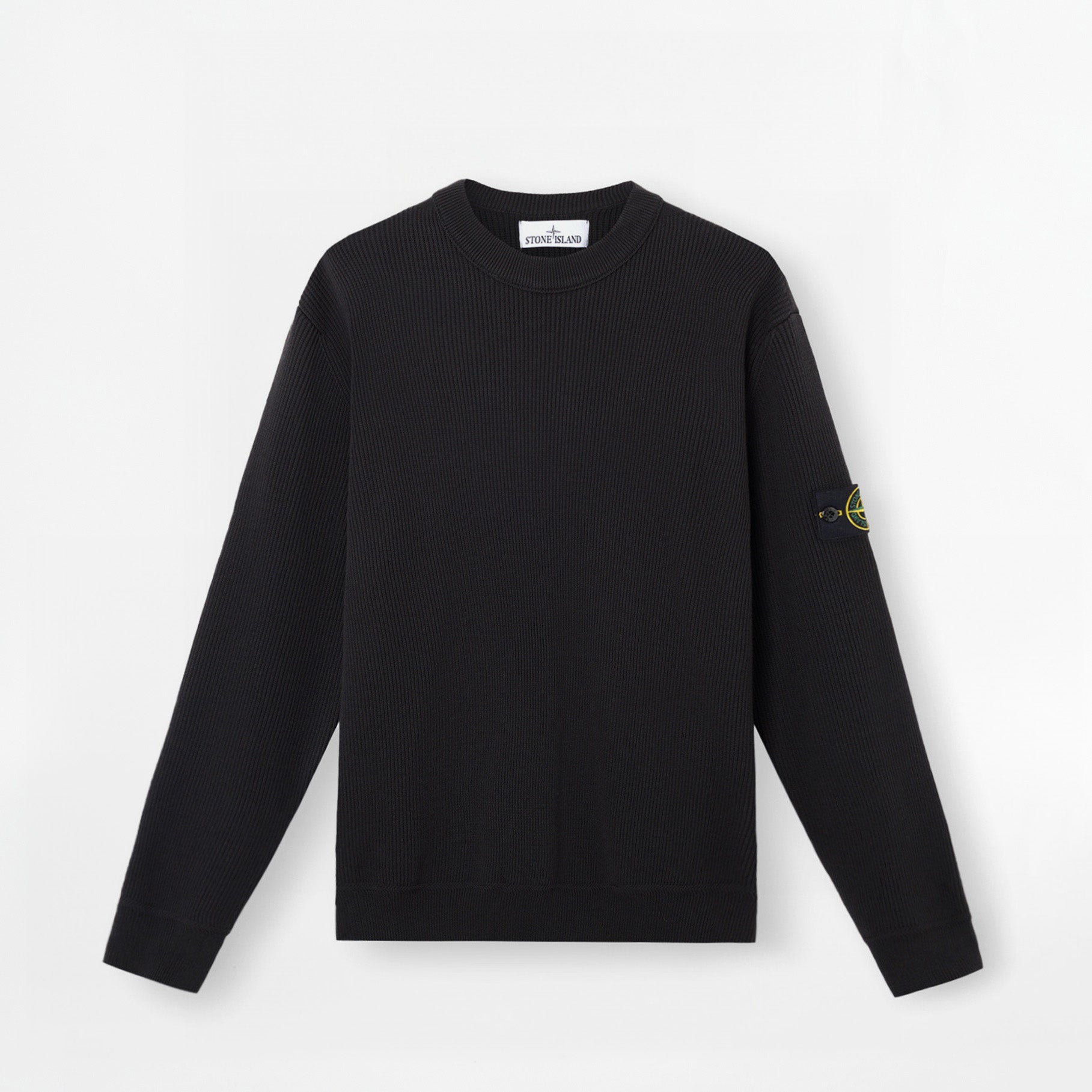 Pull Stone Island Ribbed Soft Organic Cotton 5100054 Noir