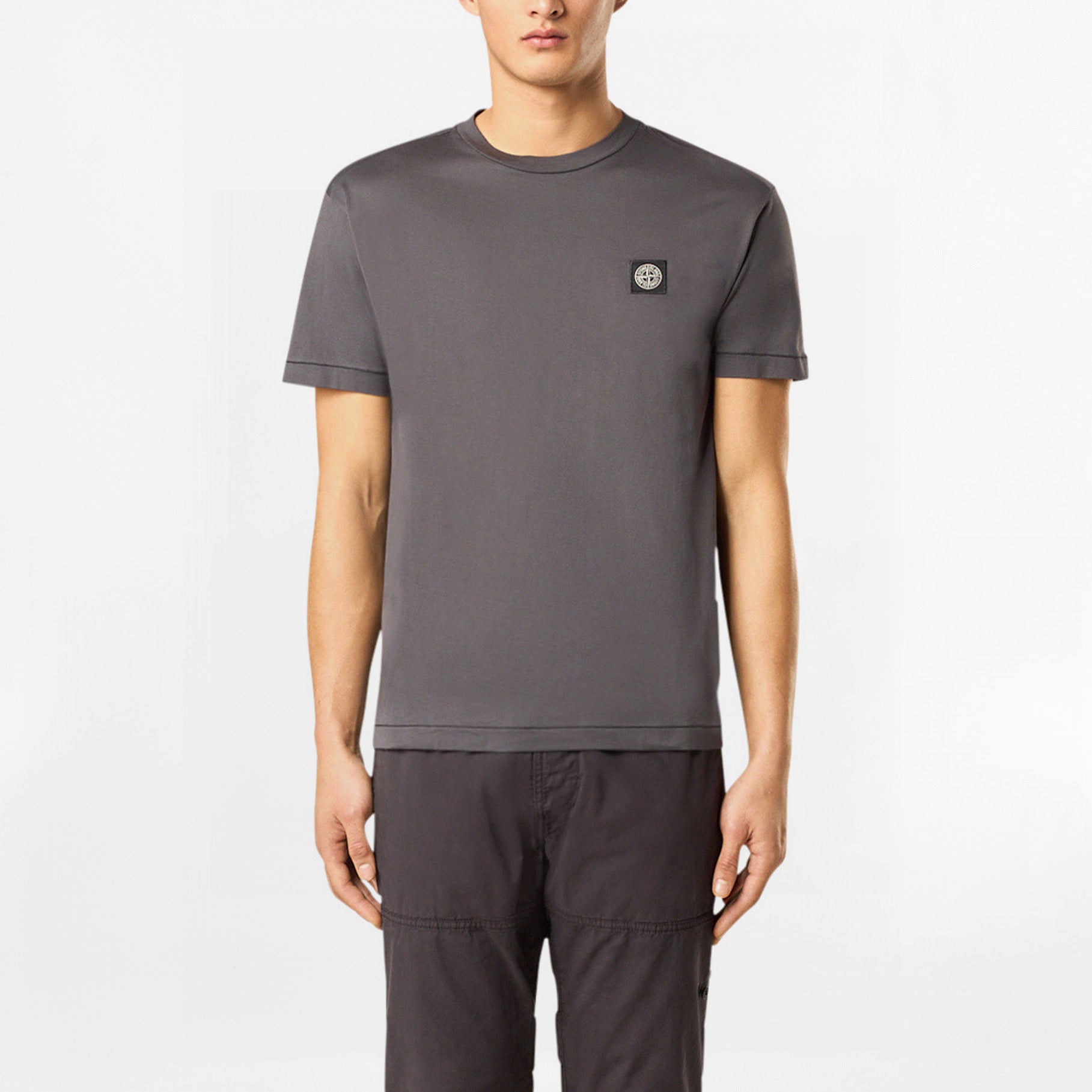 T-shirt Stone Island Cotton Jersey 2100039 Gris