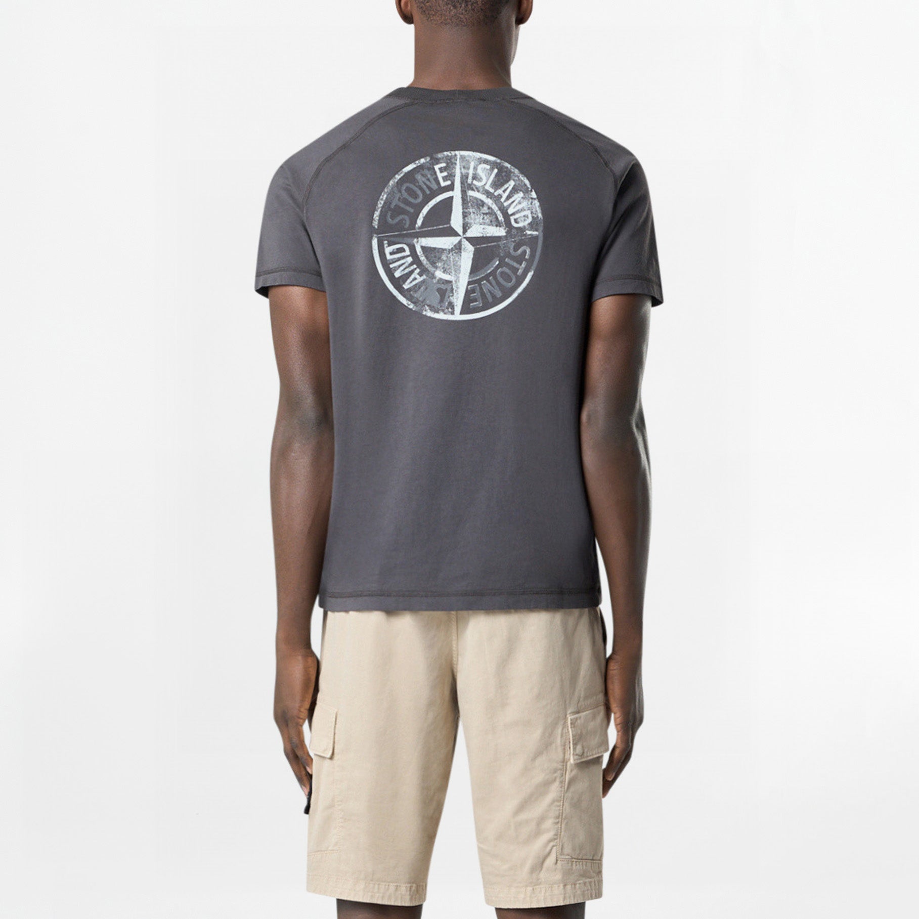T-shirt Stone Island Organic Cotton Jersey 2100020 Gris
