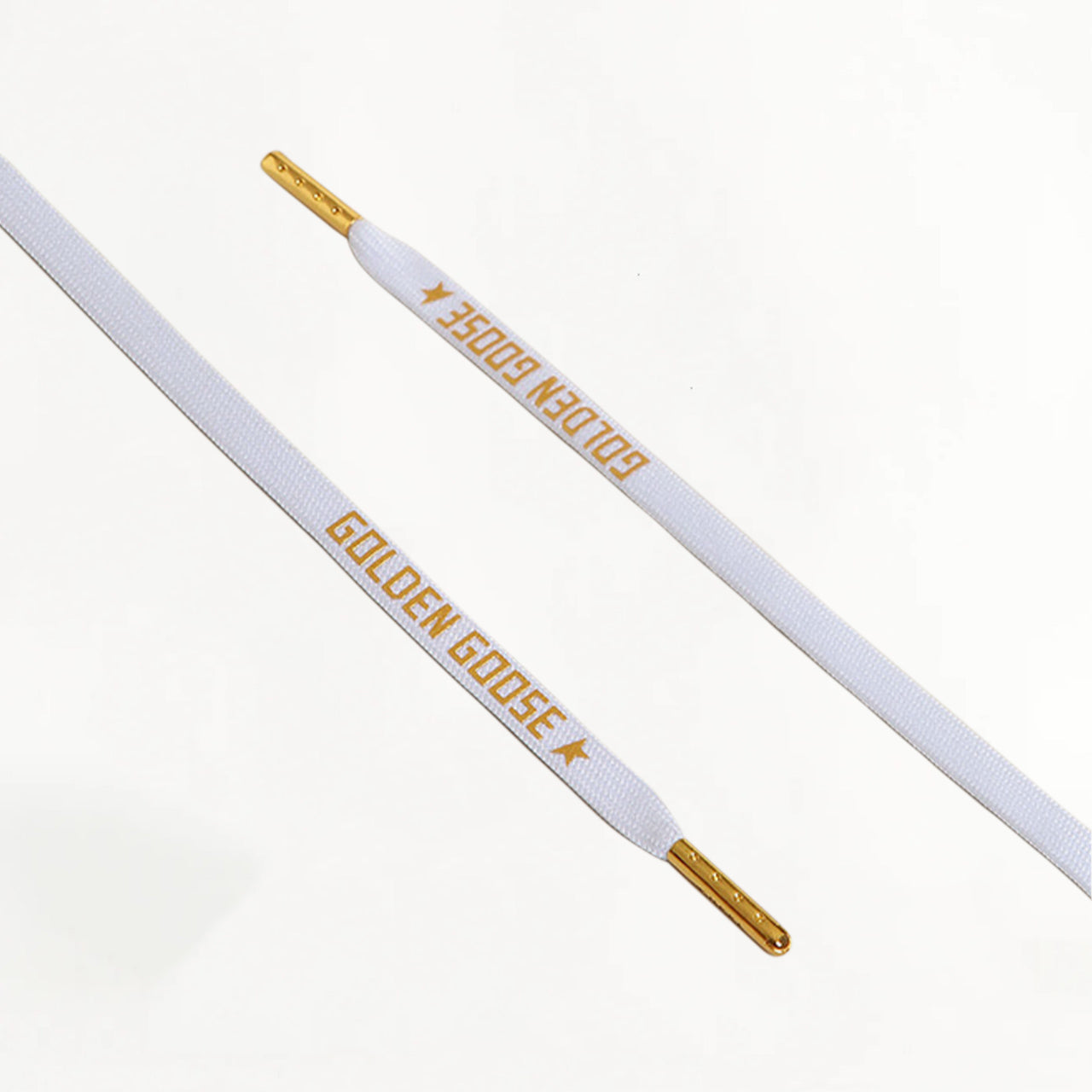 Kit Lacet Golden Goose Blanc et Or