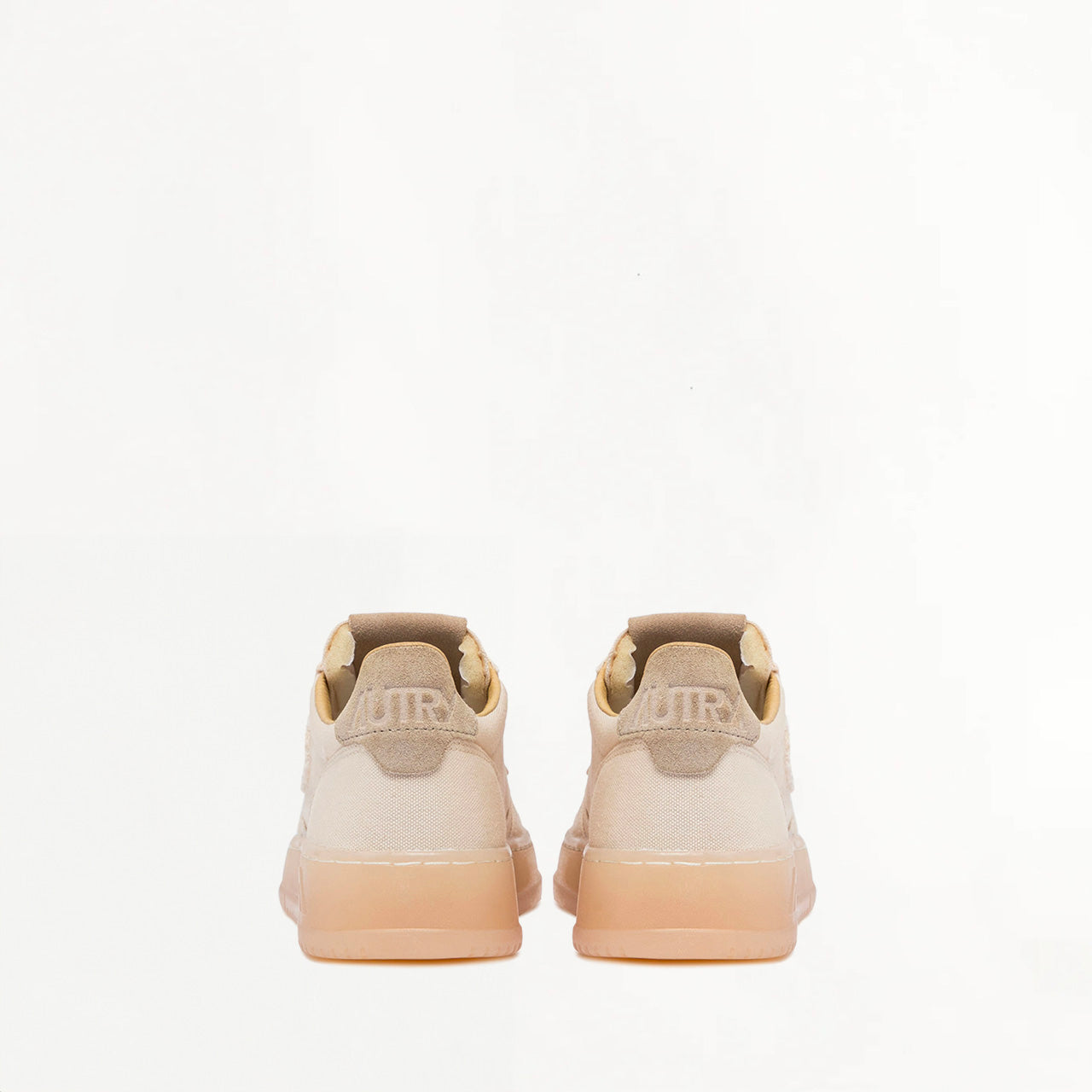 Sneakers Autry Medalist Canvas Beige et Gomme CA01