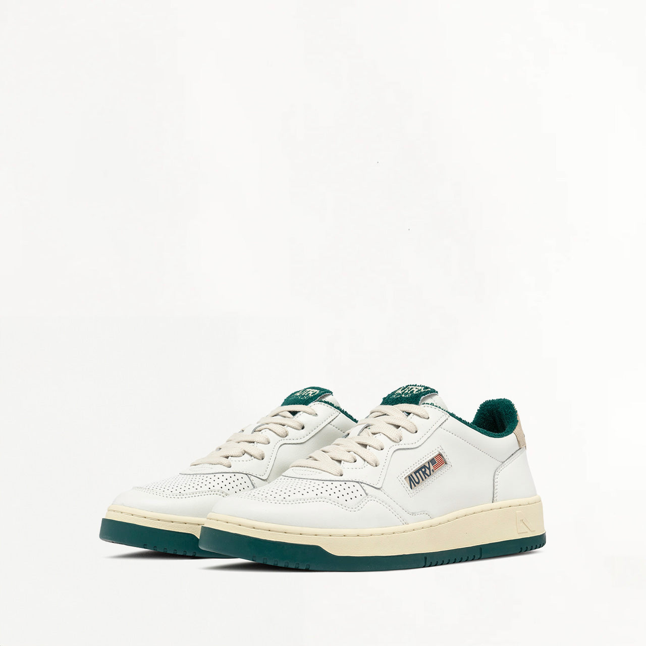 Sneakers Autry Medalist Sponge Blanche et Verte VS06