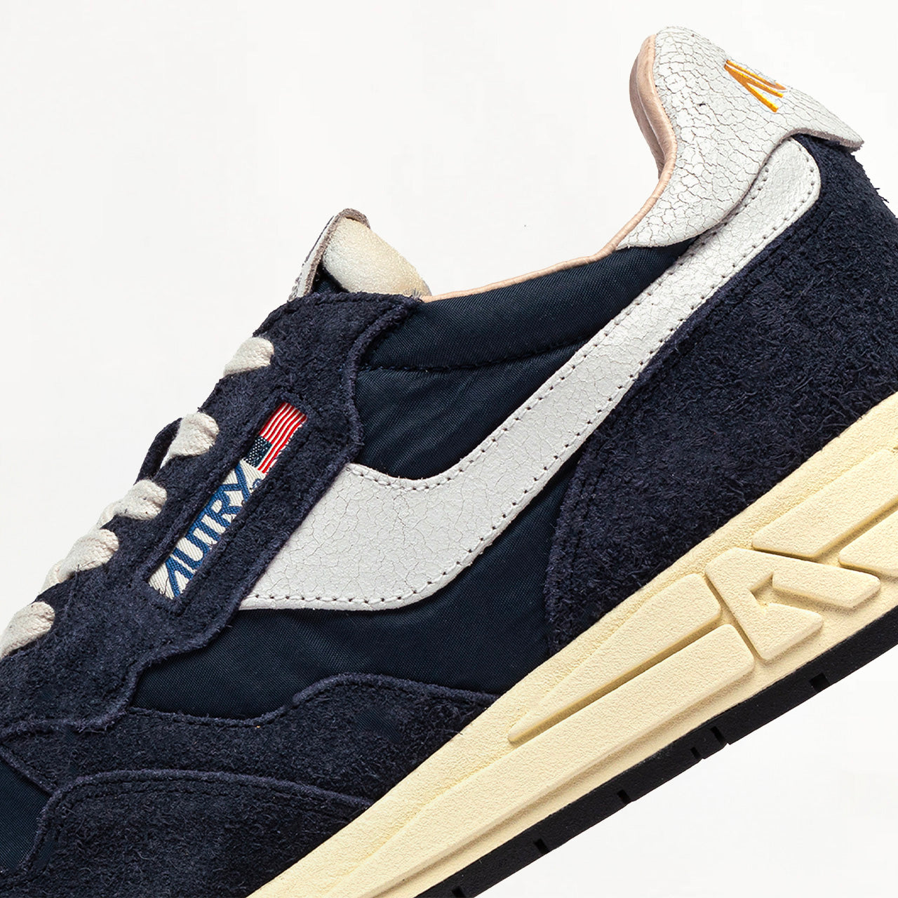 Sneakers Autry Reelwind Low en Nylon et Daim Marine