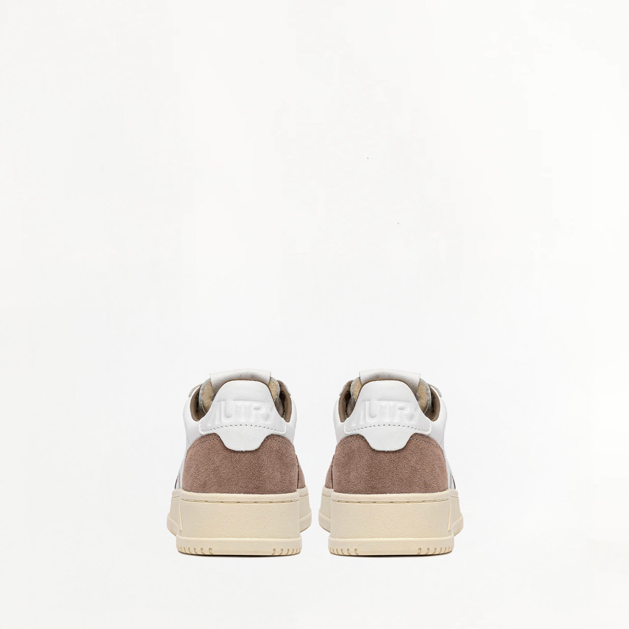 Sneakers Autry Medalist Low en Cuir et Daim Marron
