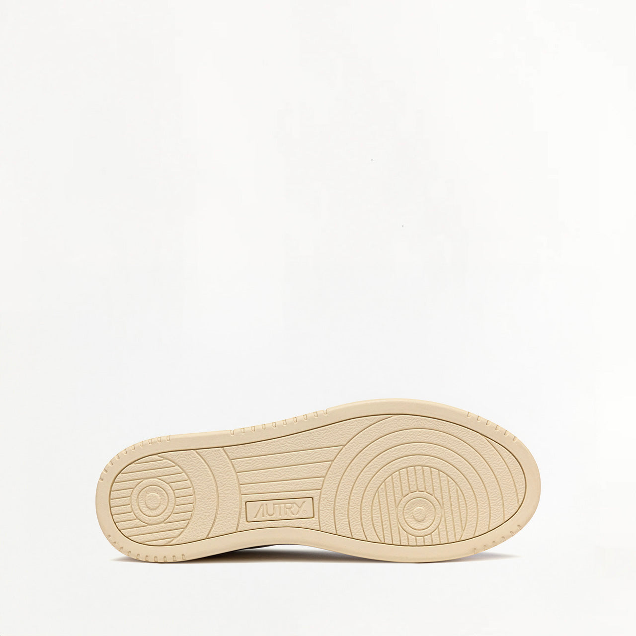 Sneakers Autry Medalist Low en Cuir et Daim Blanc et Marron