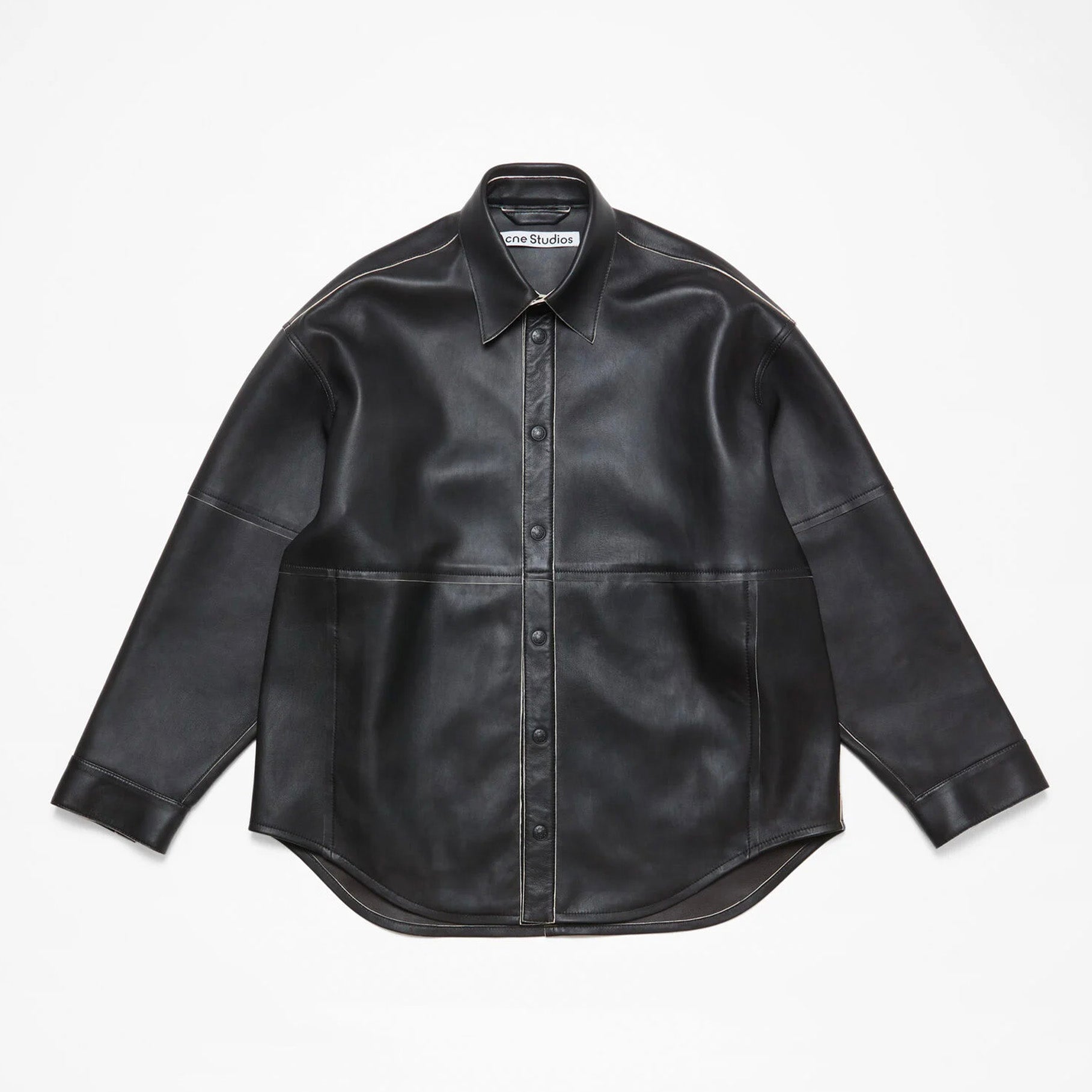 Veste en Cuir Acne Studios Noir