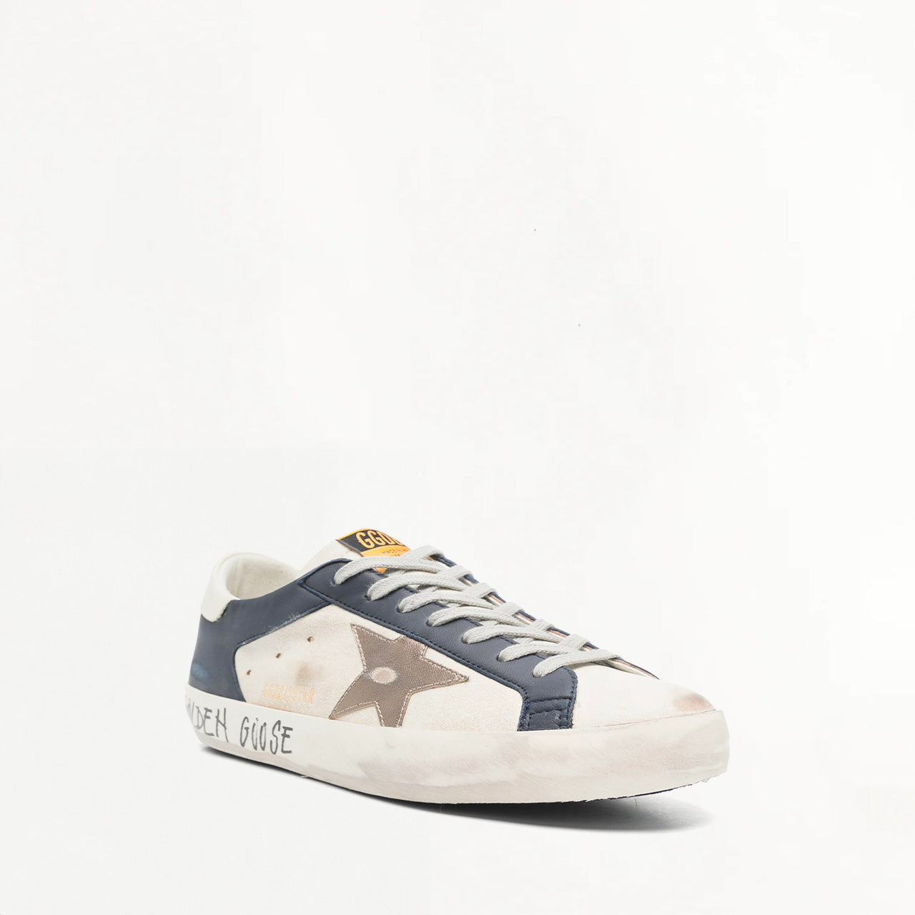 Sneakers Golden Goose Super Star Blanche Marine