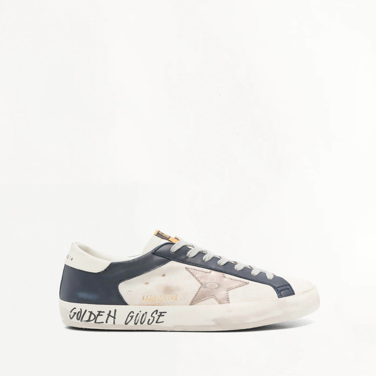 Sneakers Golden Goose Super Star Blanche Marine