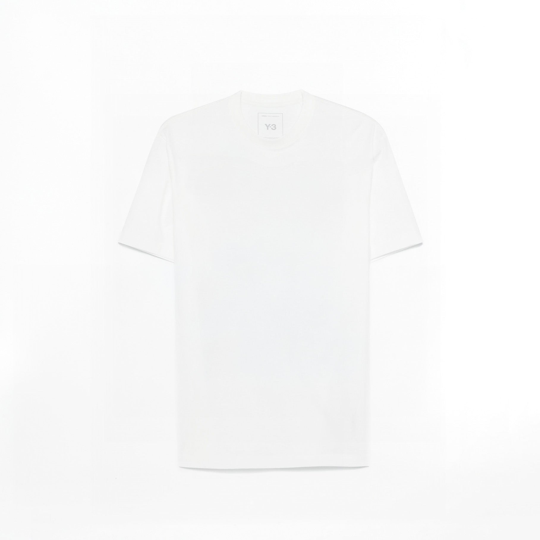 T-shirt Y-3 Logo Dos Blanc