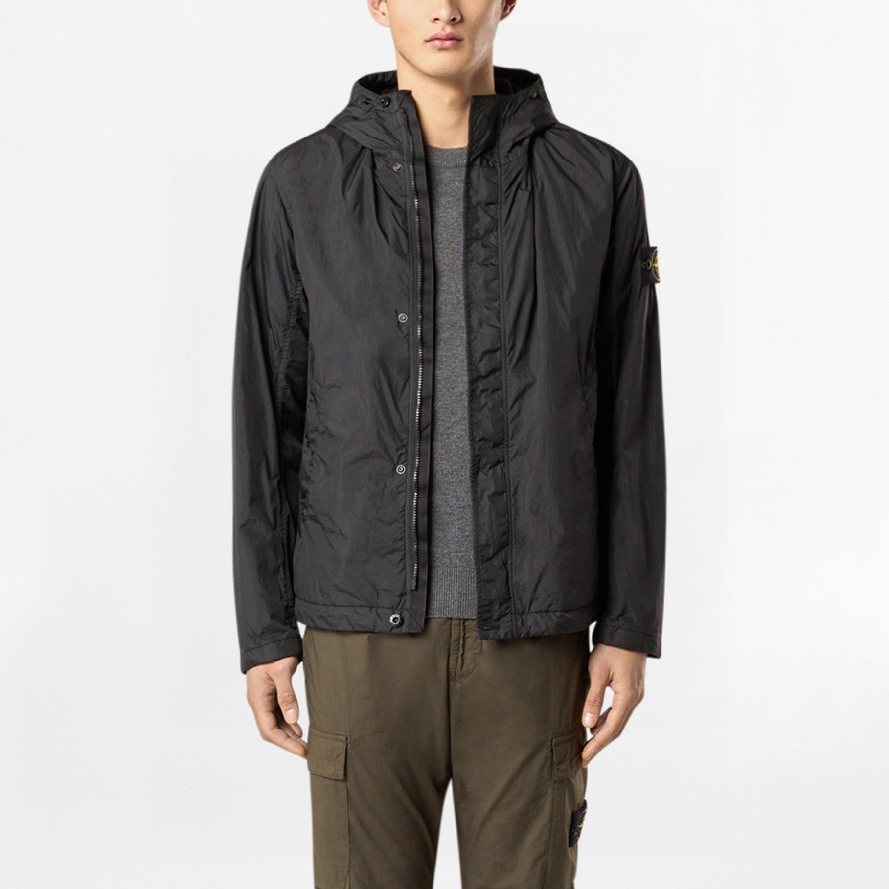 Veste Stone Island Crinkle Reps R-NY 4100092 Noir