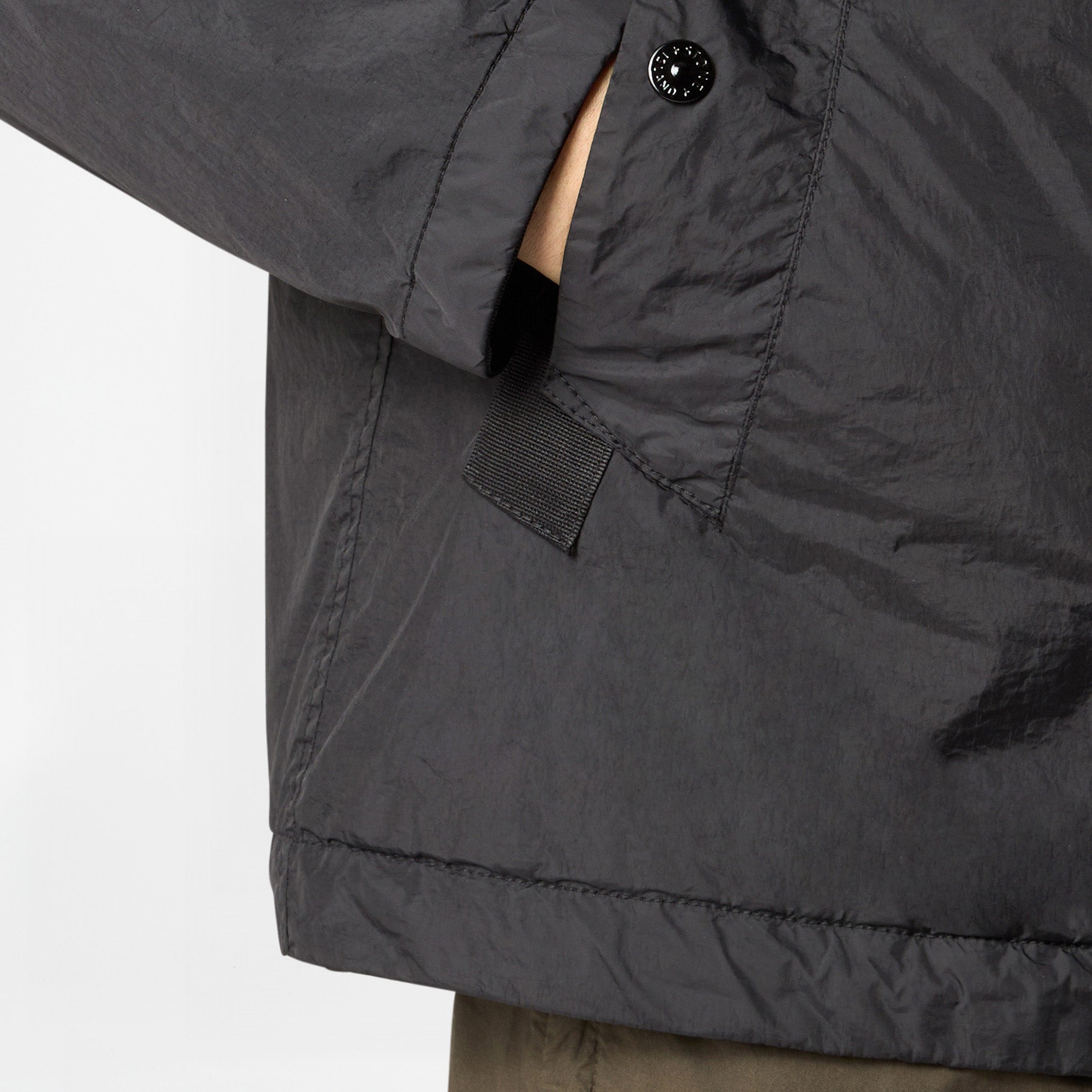 Veste Stone Island Crinkle Reps R-NY 4100092 Noir