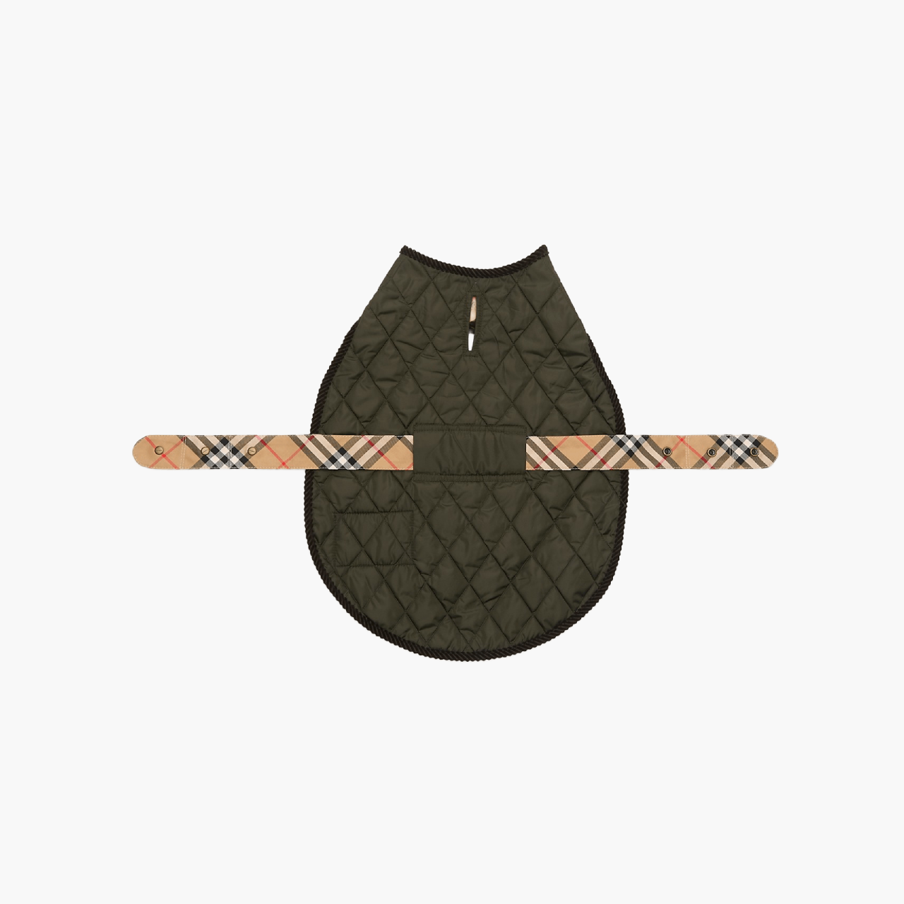 Manteau pour chien nylon matelassé Check
