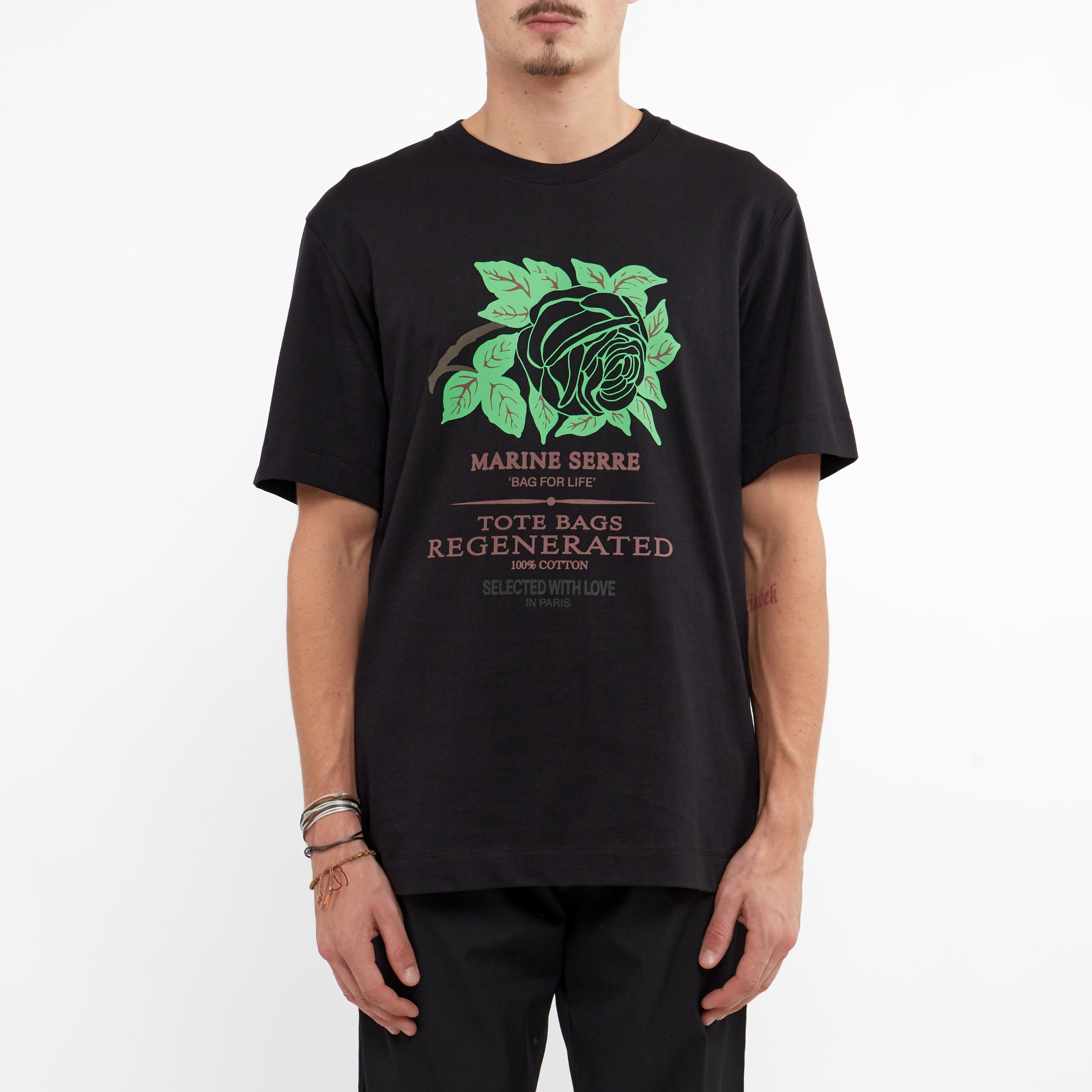 T-shirt Marine Serre Imprimé Rose