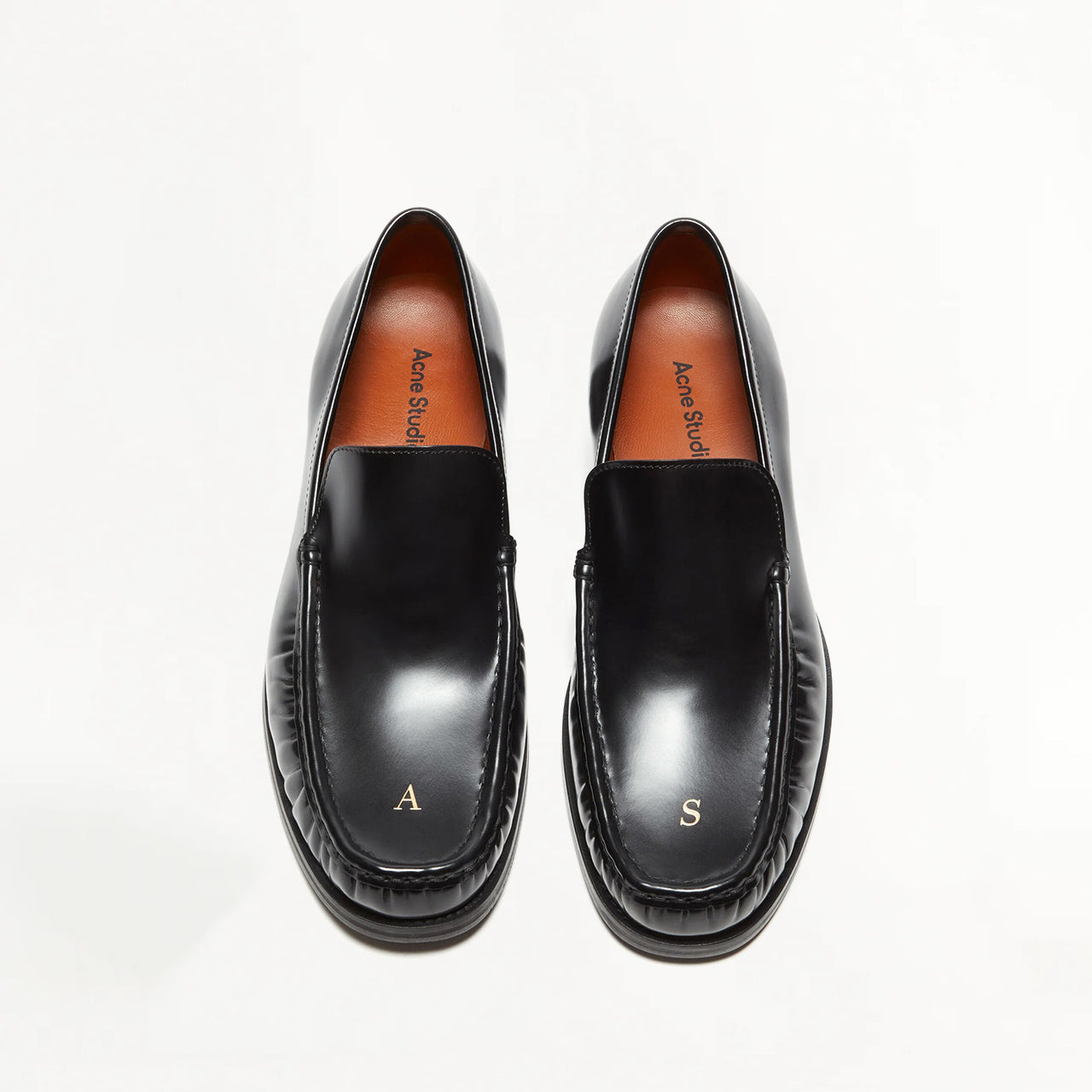 Mocassin Acne Studios Noir à Initiales