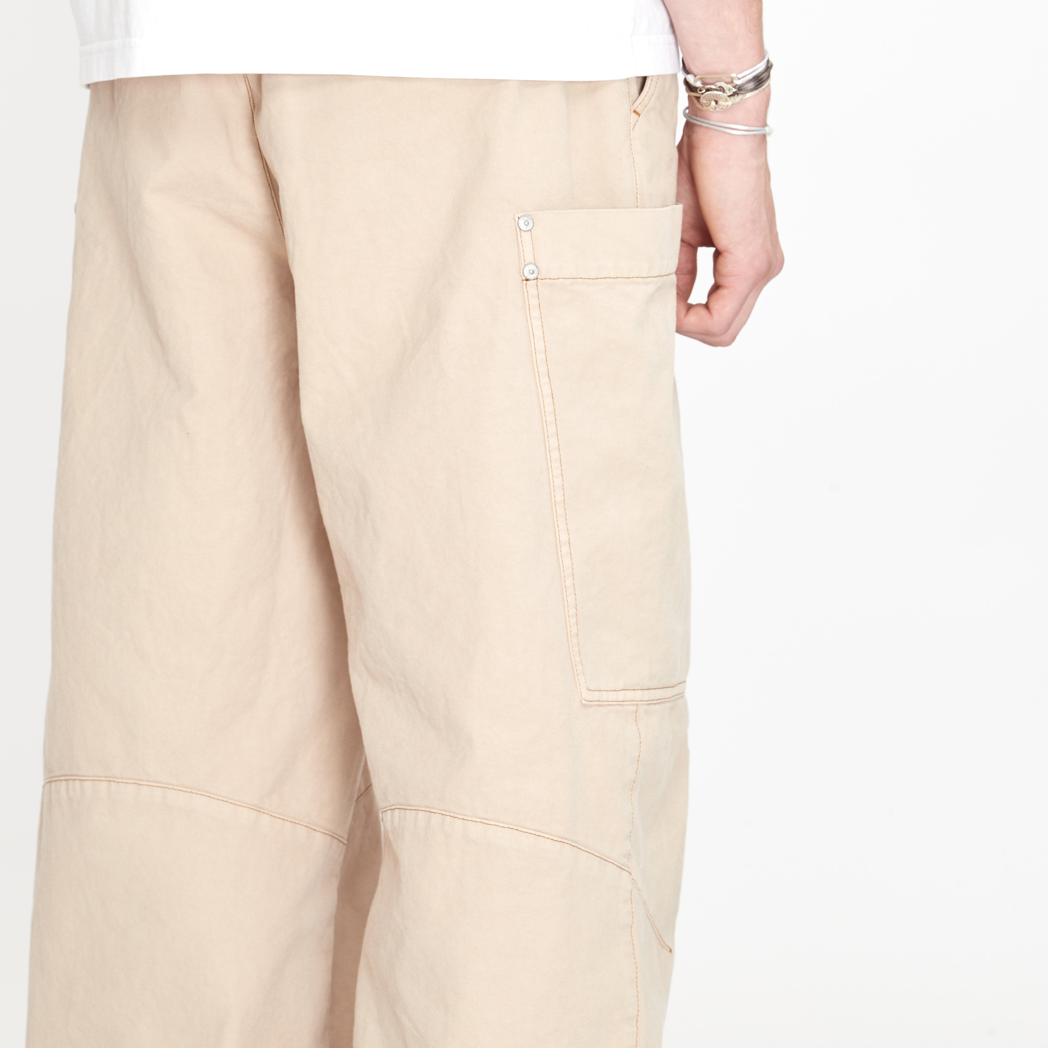 Palm Angels Beige Cargo Pants