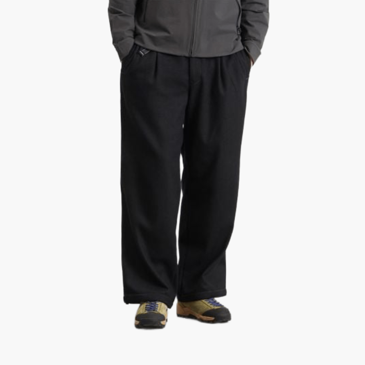 Pantalon And Wander Tweed Noir