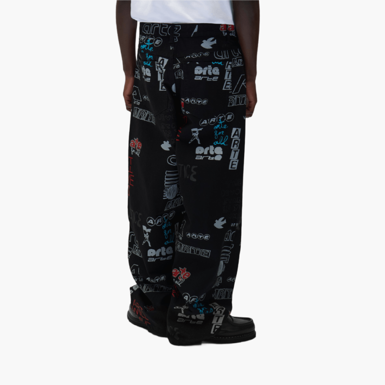 Pantalon Arte Antwerp Graffiti Allover Black