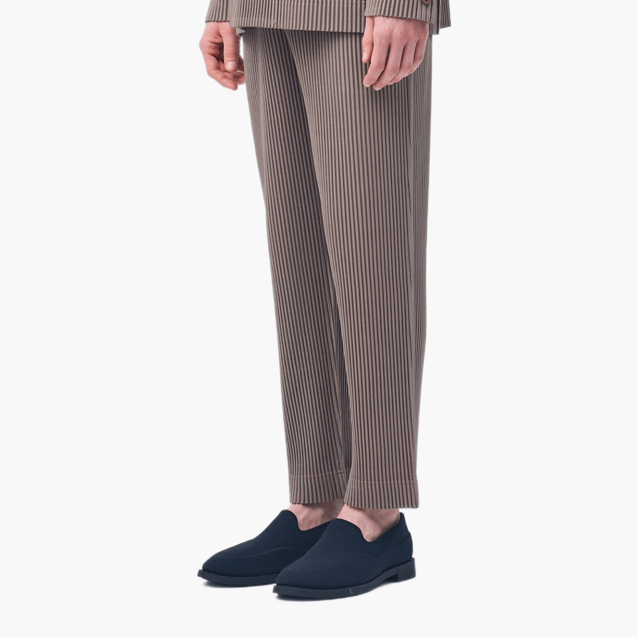 Pantalon Plissé Homme Plissé Gris