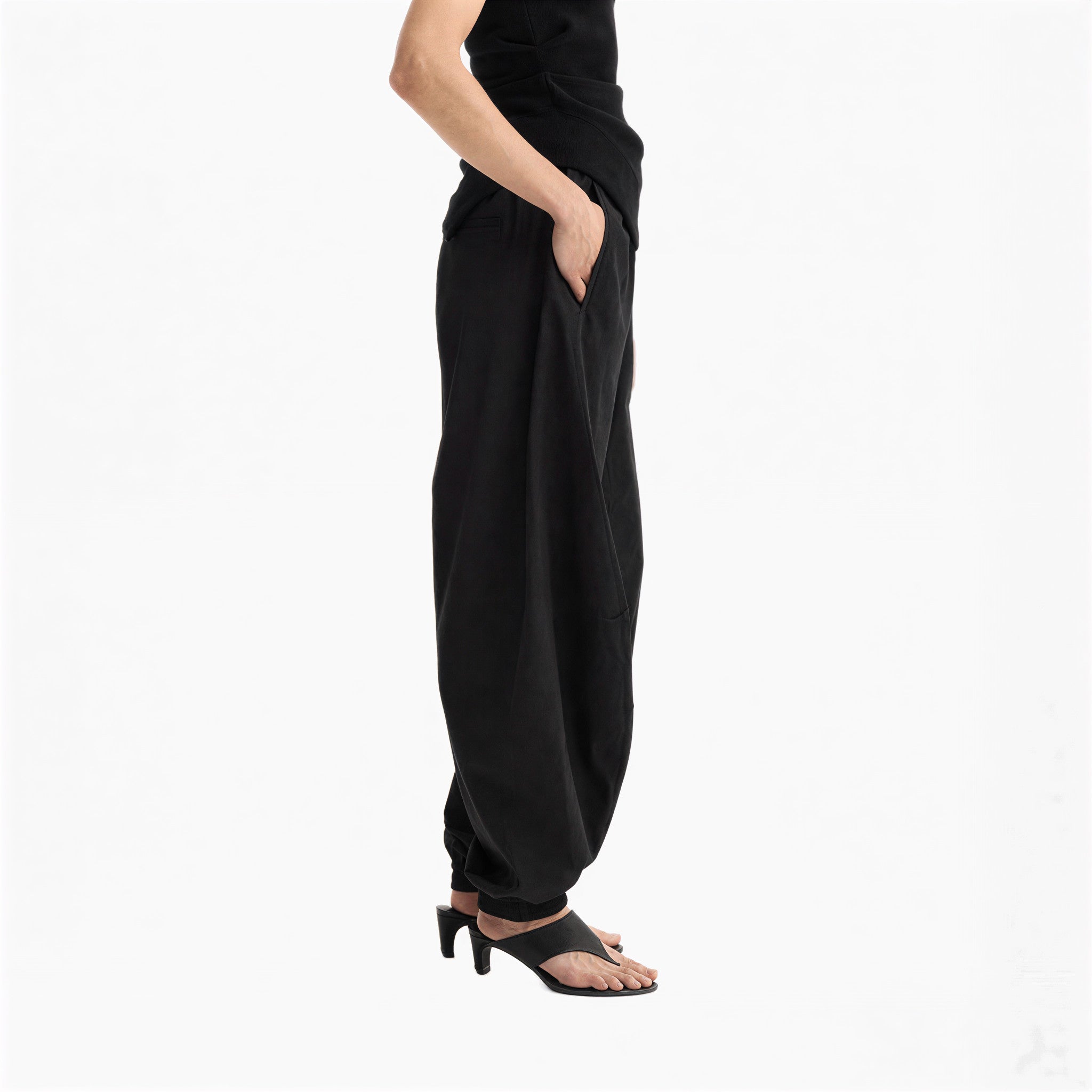 Pantalon Loose Fit Track Black