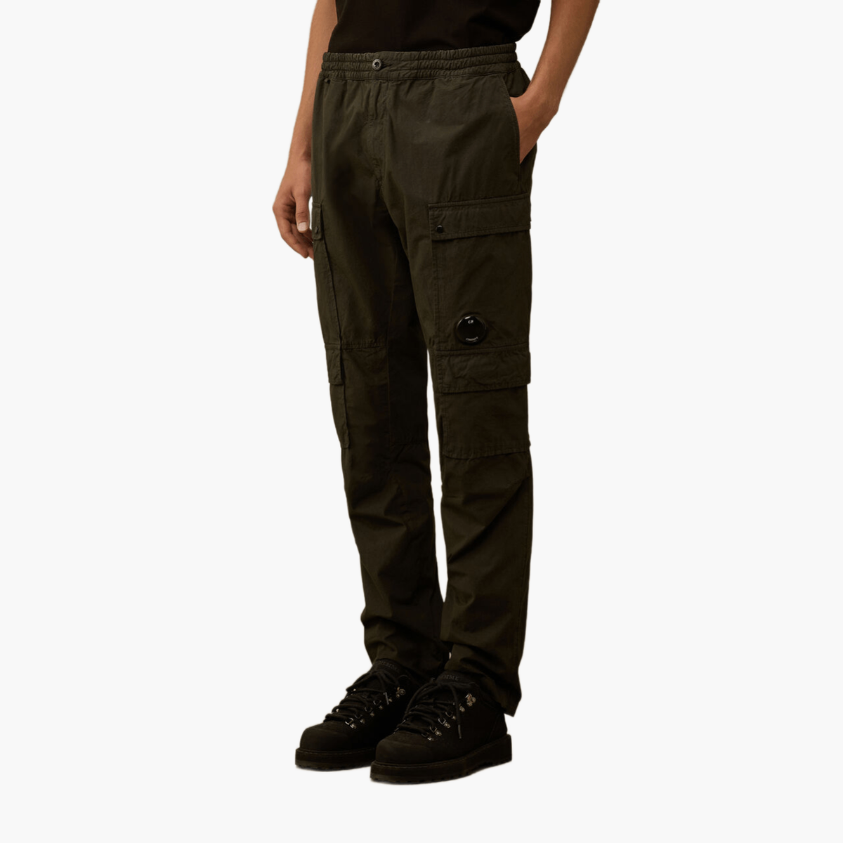 CP Company cargo pants black | Lesthete