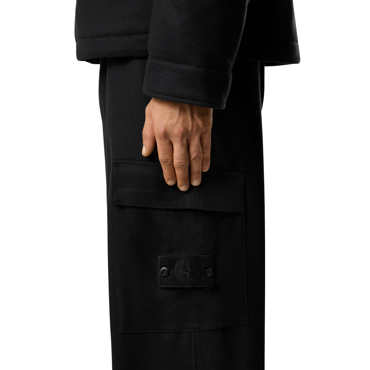 Pantalon cargo Stone Island Ghost noir