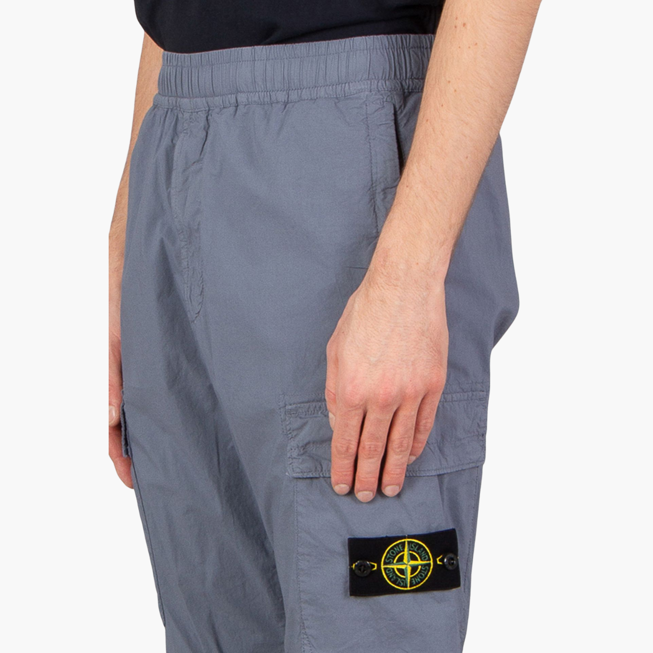 Pantalon cargo Tela Paracadute Bleu Avio