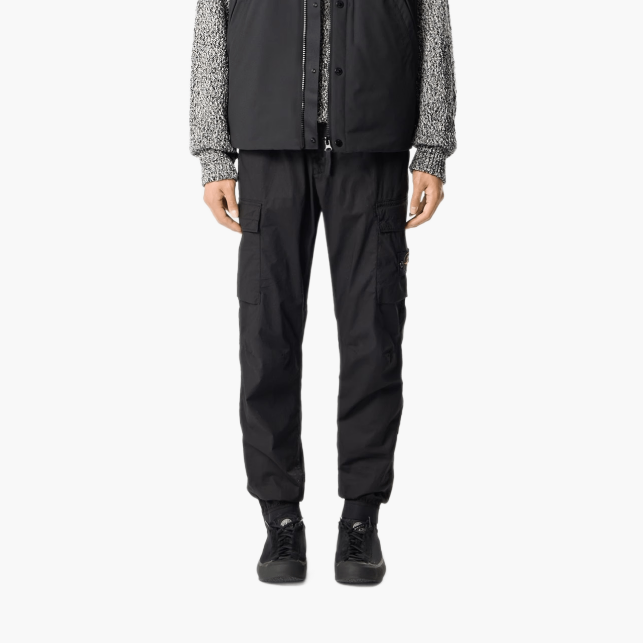 Pantalon cargo Tela Paracadute Noir