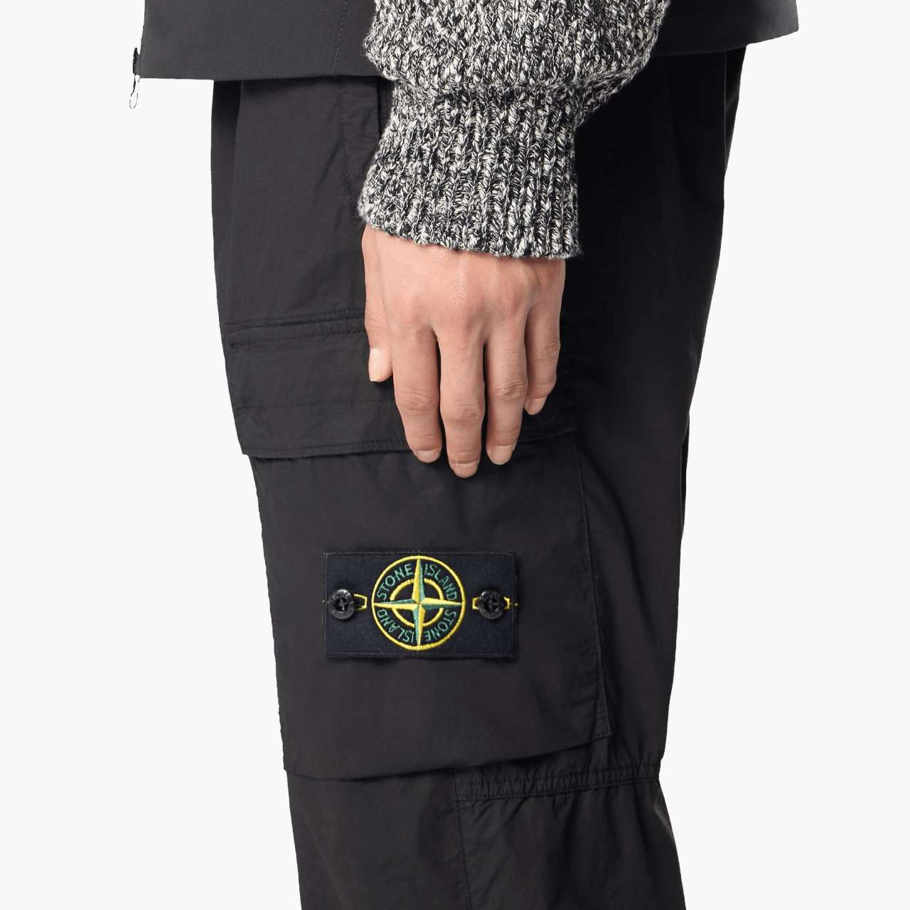 Pantalon cargo Tela Paracadute Noir