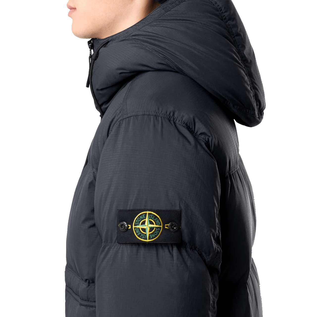 Parka Stone Island ripstop Cordura noir