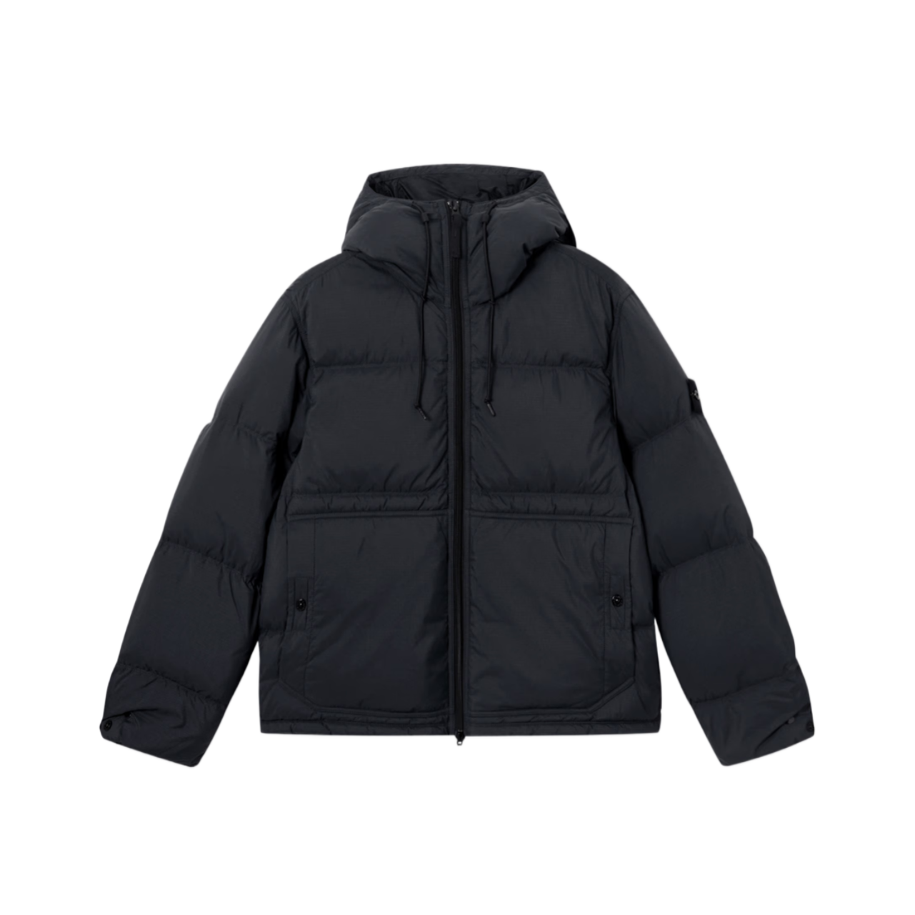 Stone Island ripstop Cordura parka black