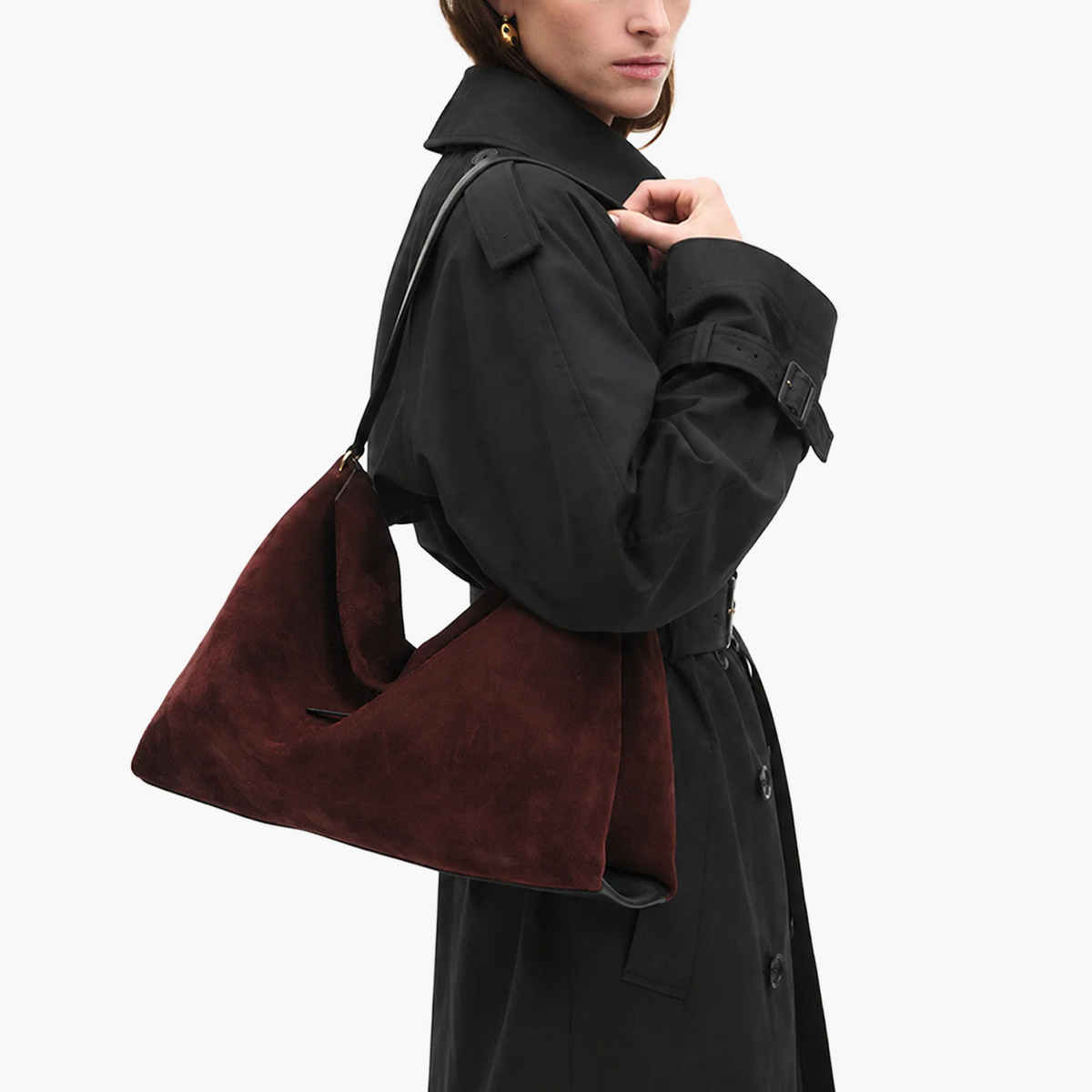 Penelope Tote Acai Suede