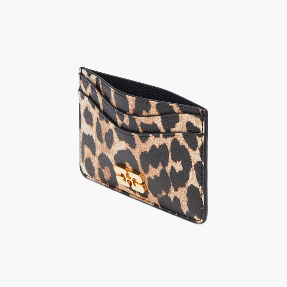 Porte-cartes Bou imprimé léopard