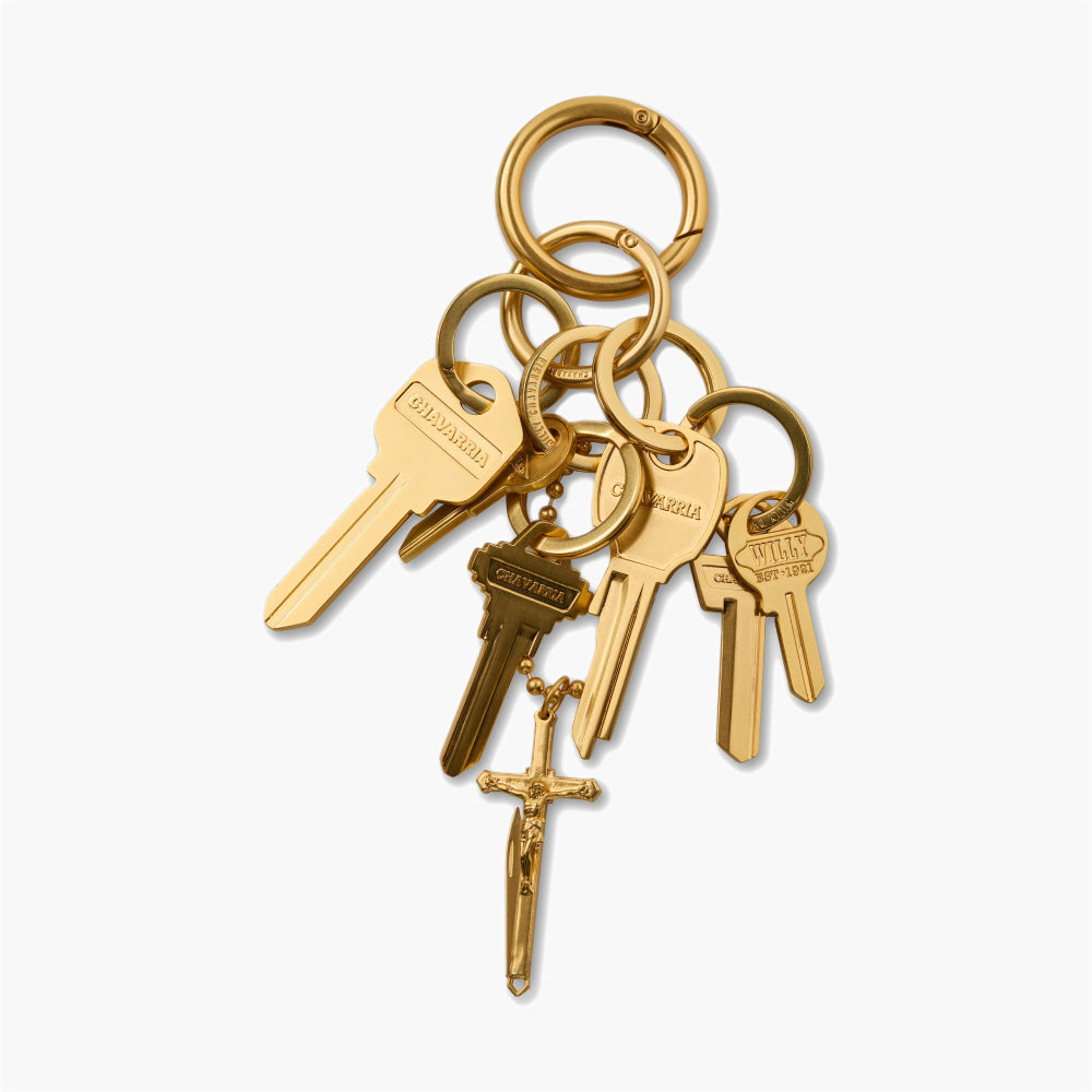 Porte-clés doré Willy Chavarria Staff Key Fobs | Lesthete